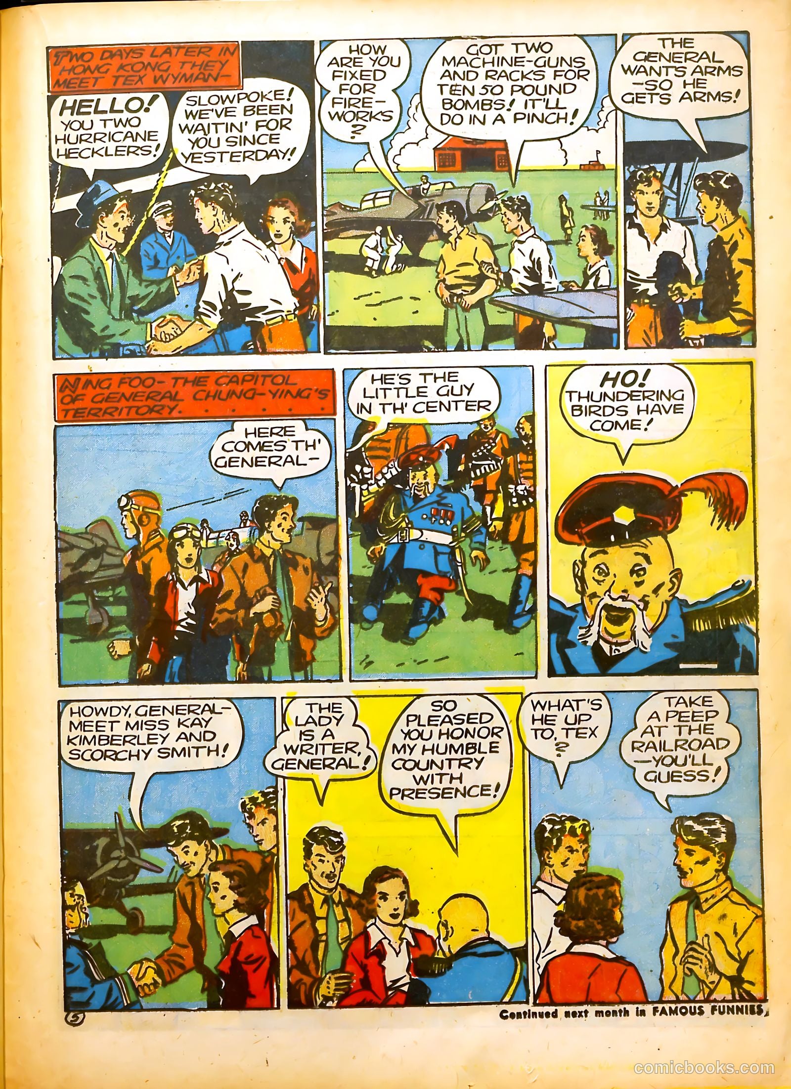 Famous Funnies #91 (1942) — page 34 of 61
