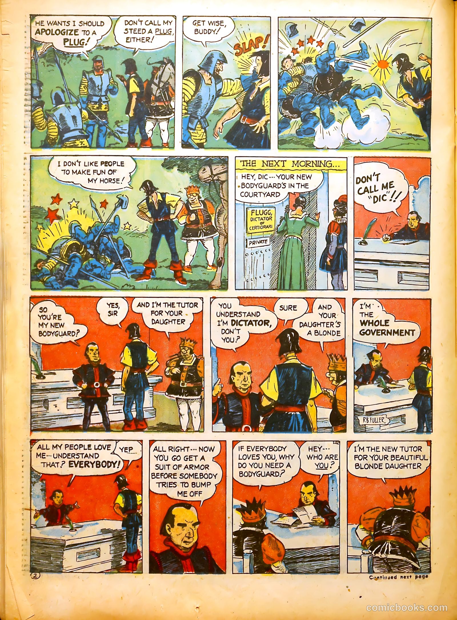 Famous Funnies #91 (1942) — page 37 of 61