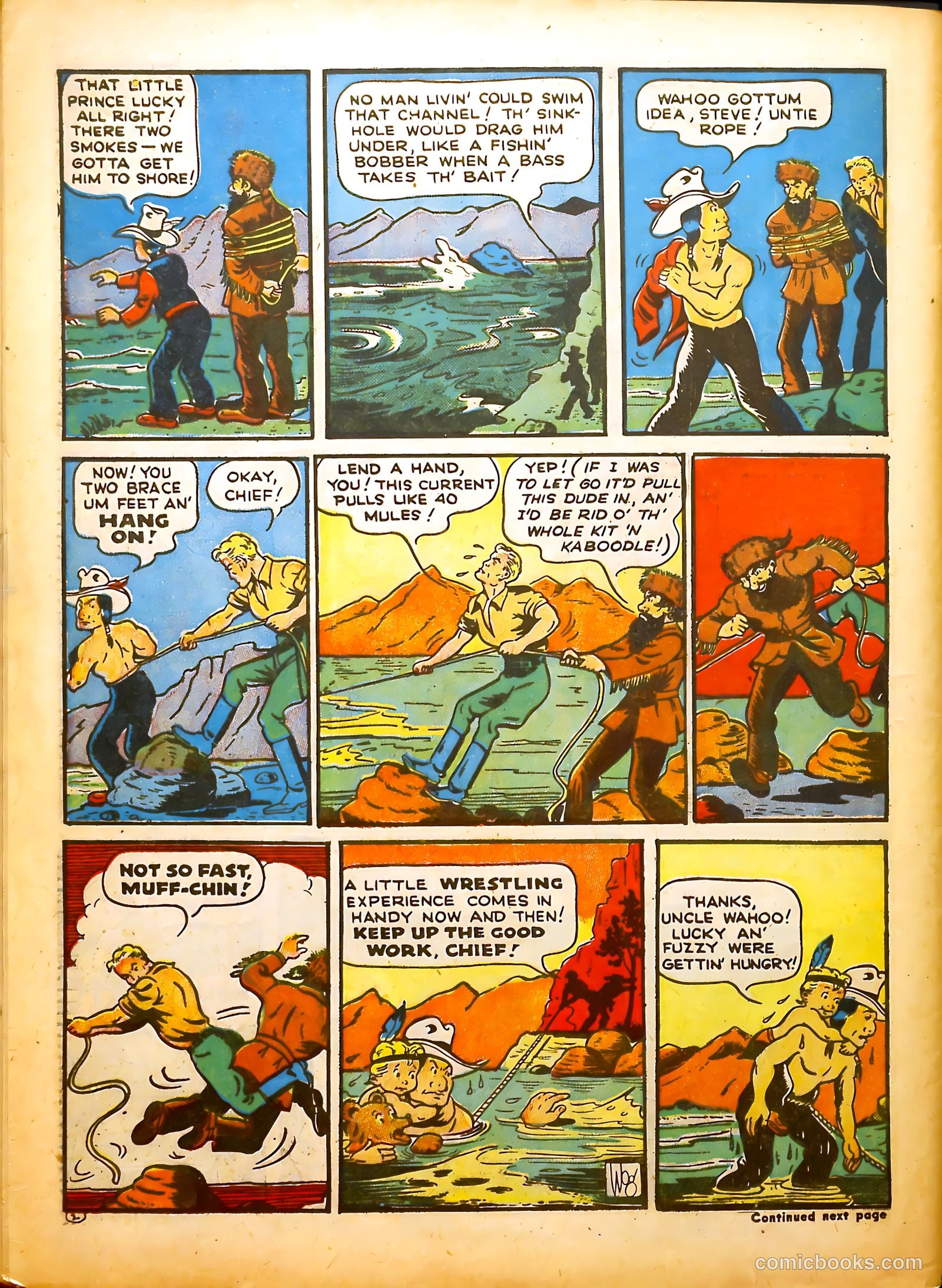 Famous Funnies #91 (1942) — page 57 of 61