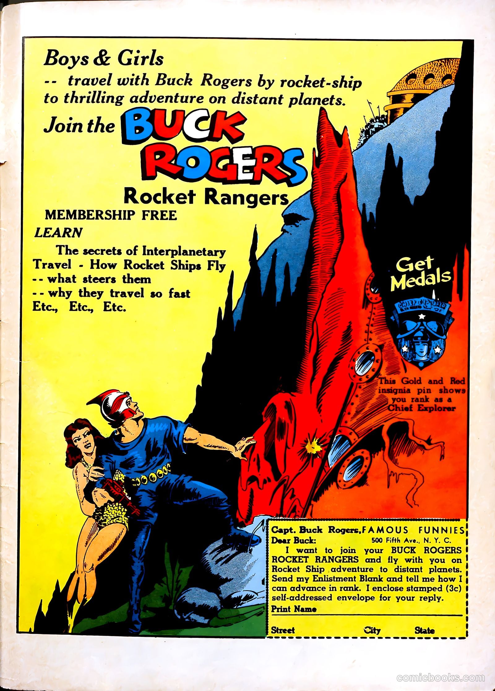 Famous Funnies #91 (1942) — page 60 of 61