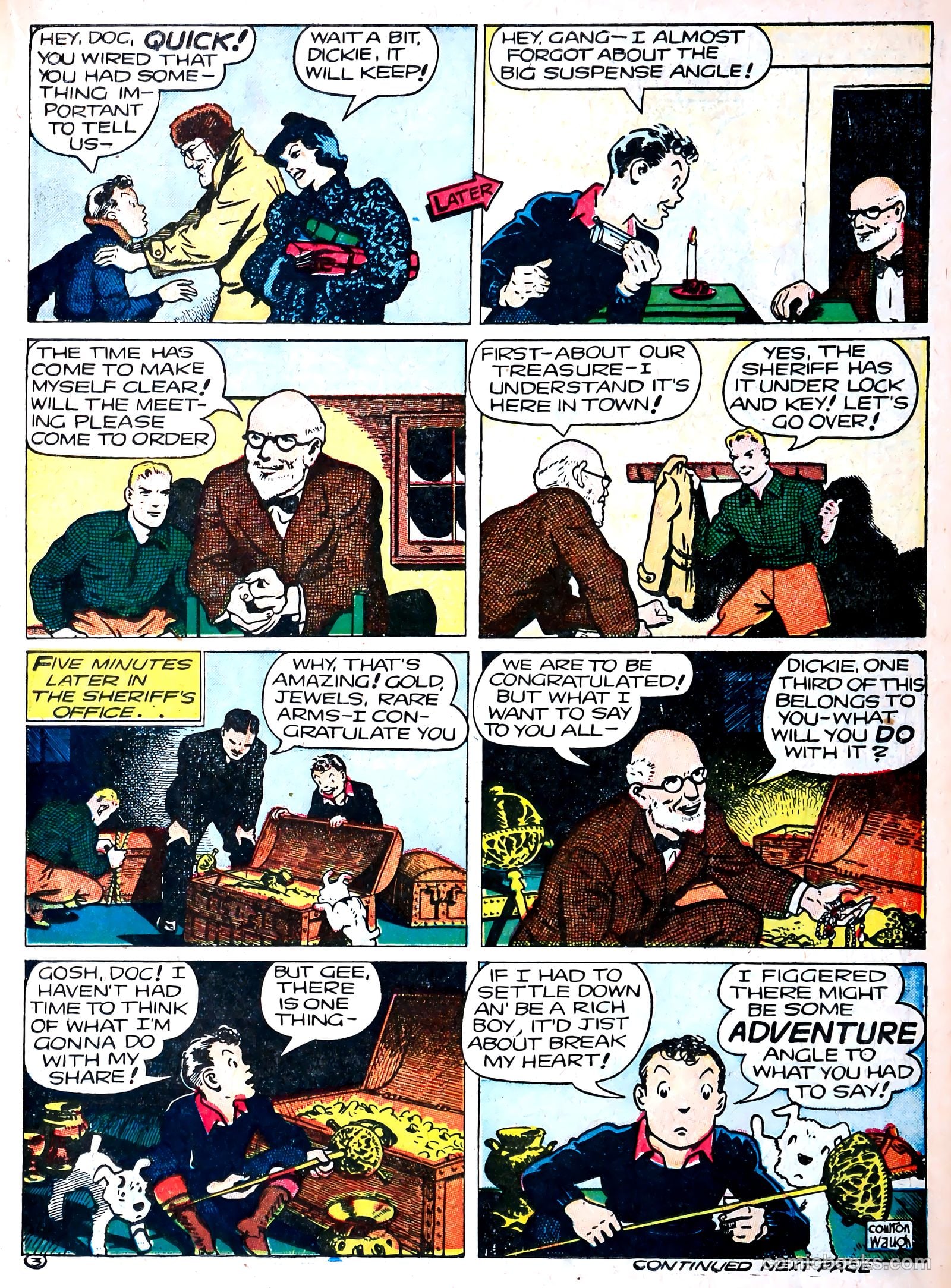 Famous Funnies #92 (1942) — page 21 of 60