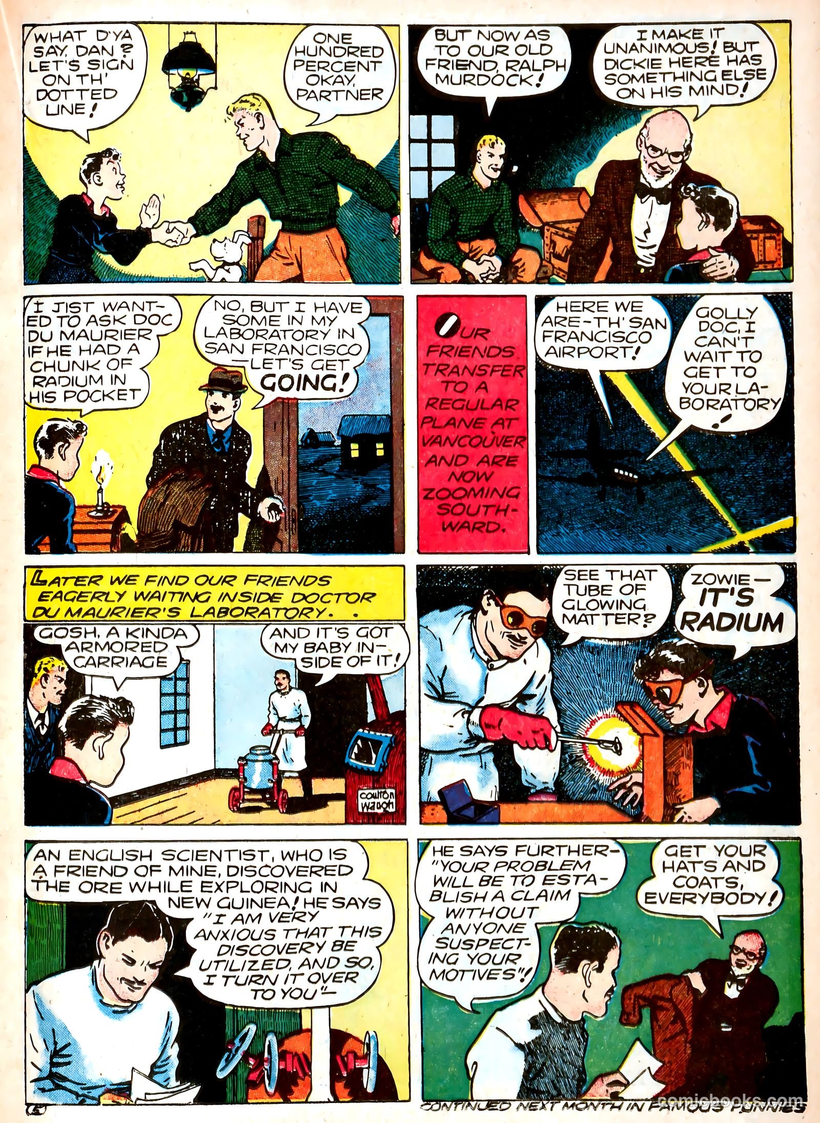Famous Funnies #92 (1942) — page 23 of 60