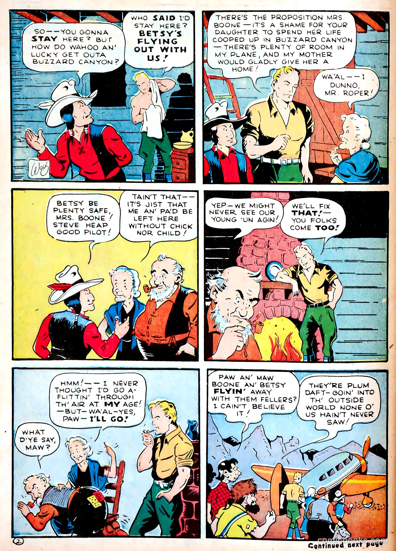Famous Funnies #92 (1942) — page 56 of 60