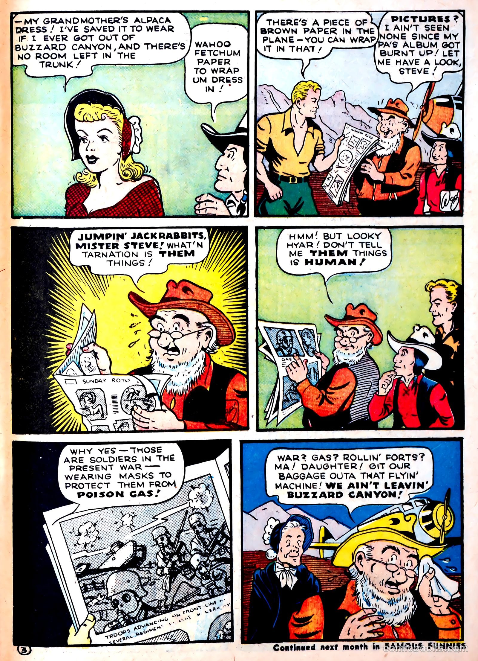 Famous Funnies #92 (1942) — page 57 of 60