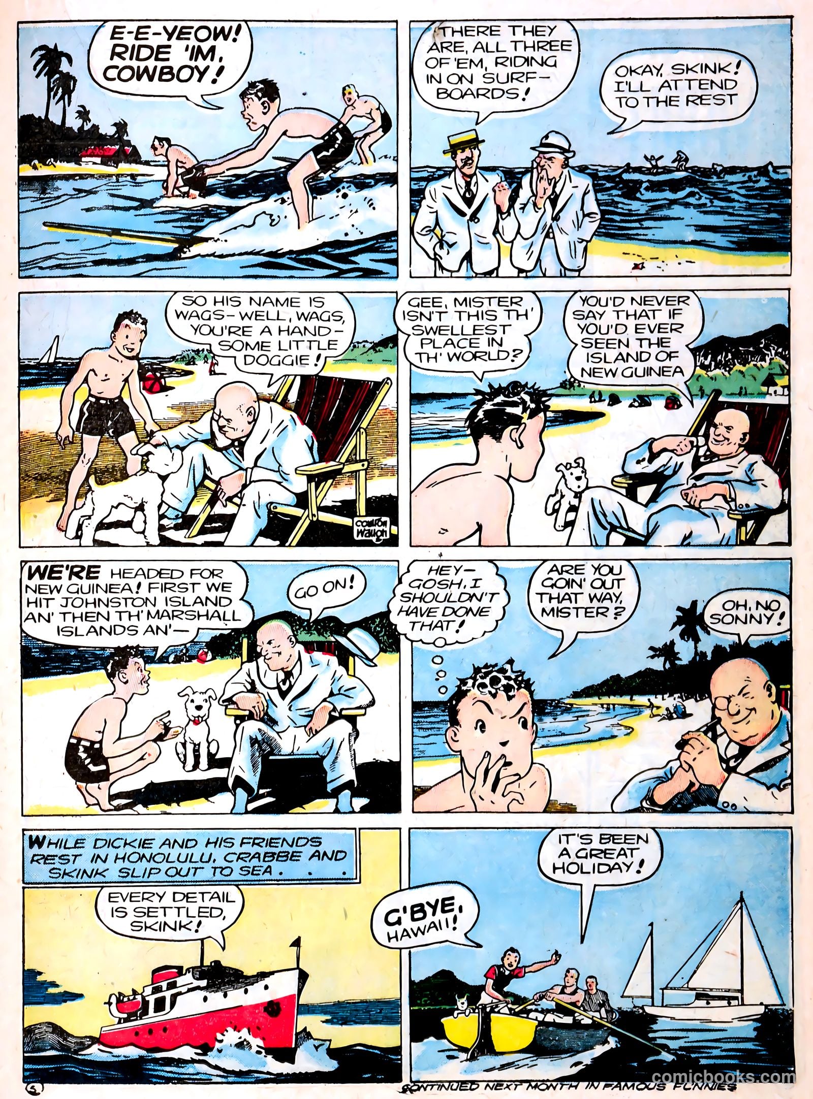 Famous Funnies #93 (1942) — page 23 of 60