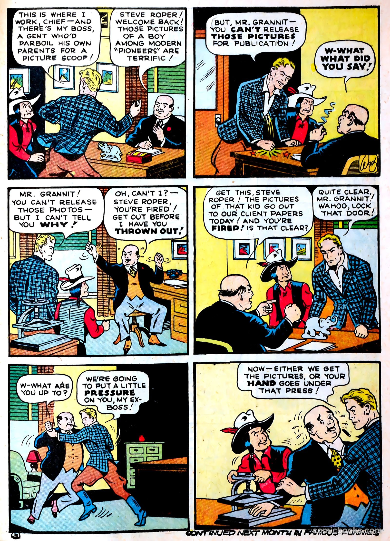 Famous Funnies #93 (1942) — page 57 of 60