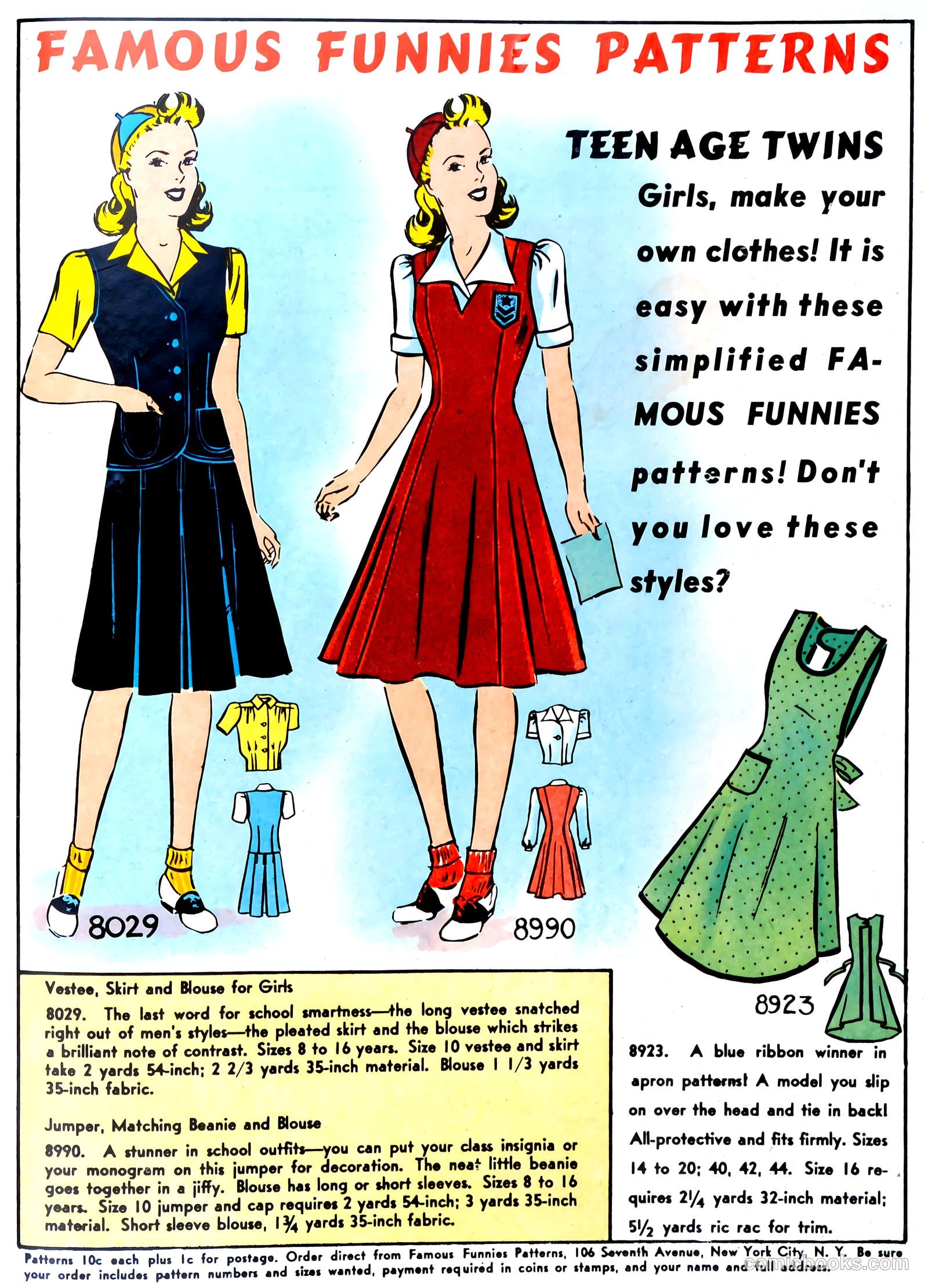 Famous Funnies #93 (1942) — page 59 of 60
