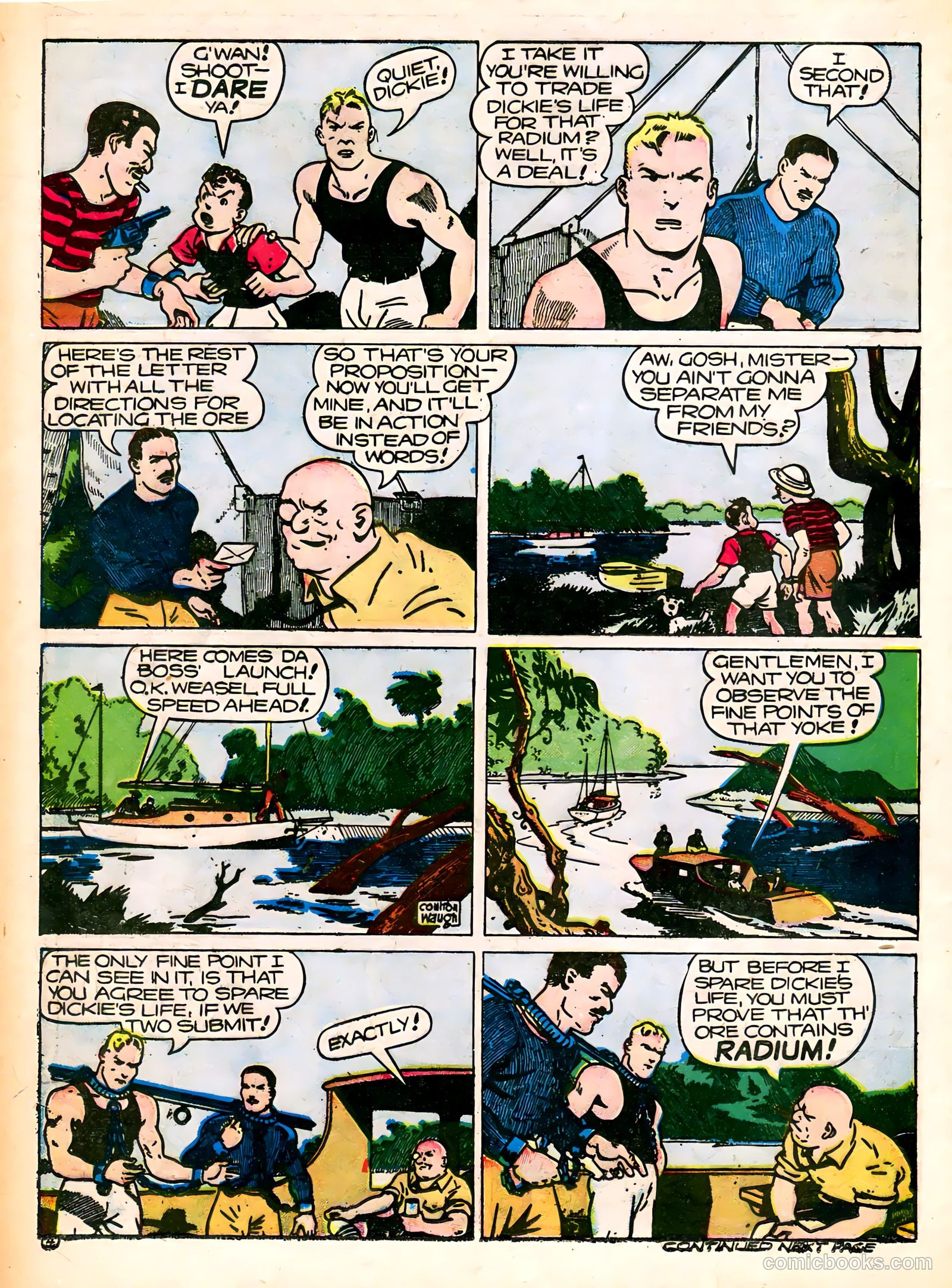 Famous Funnies #94 (1942) — page 22 of 60