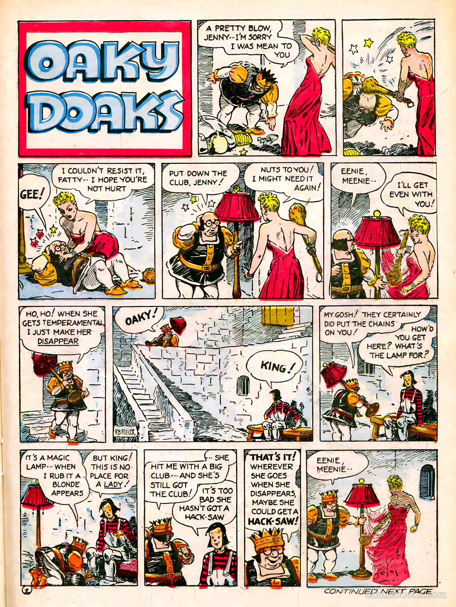 Famous Funnies #94 (1942) — page 37 of 60