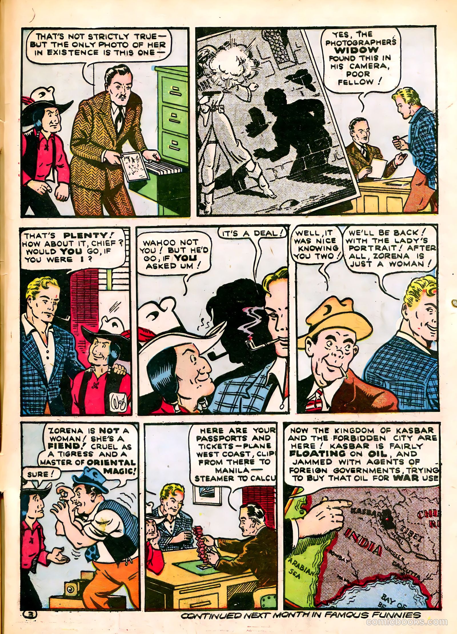 Famous Funnies #94 (1942) — page 57 of 60