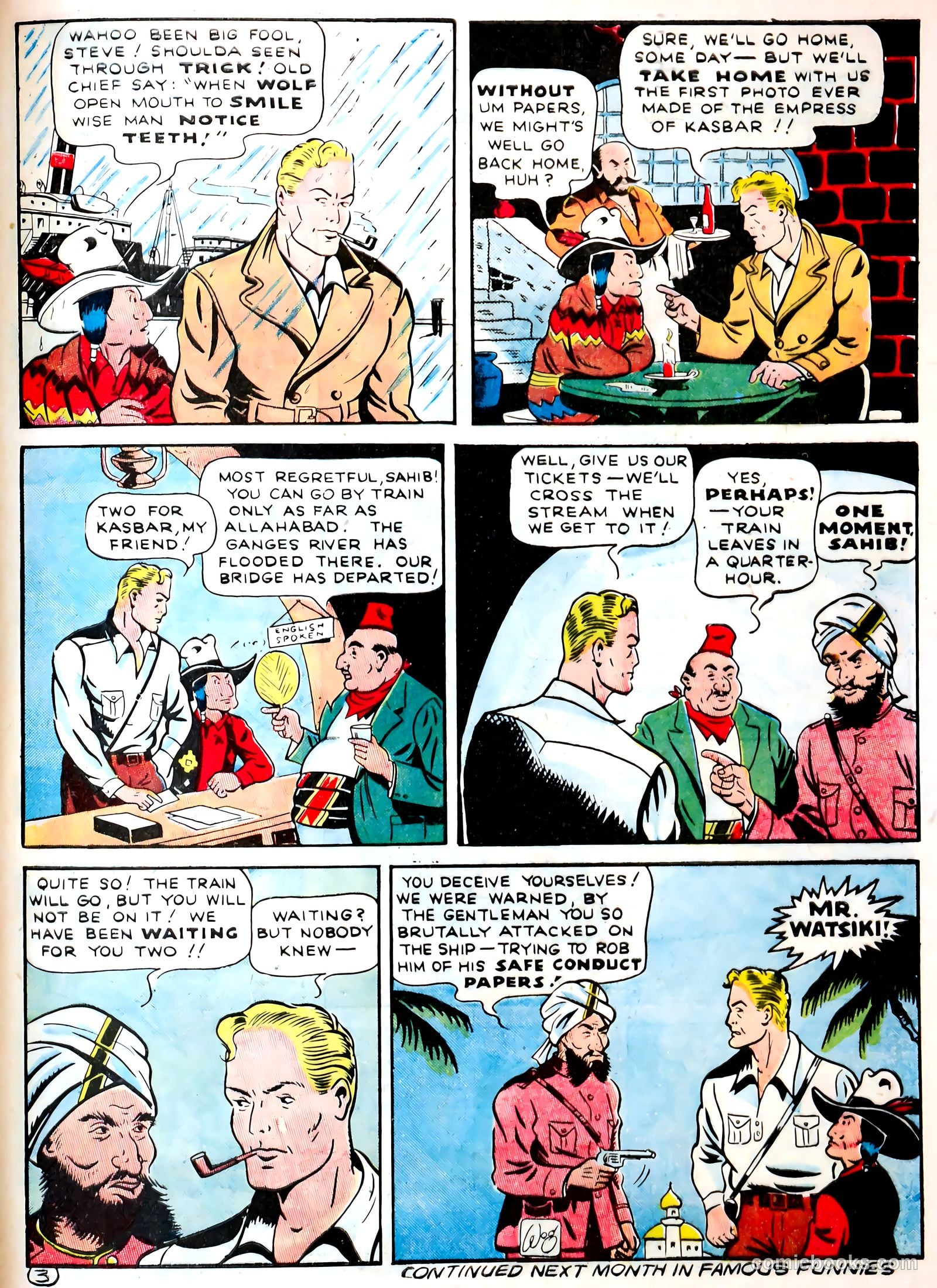 Famous Funnies #96 (1942) — page 57 of 60
