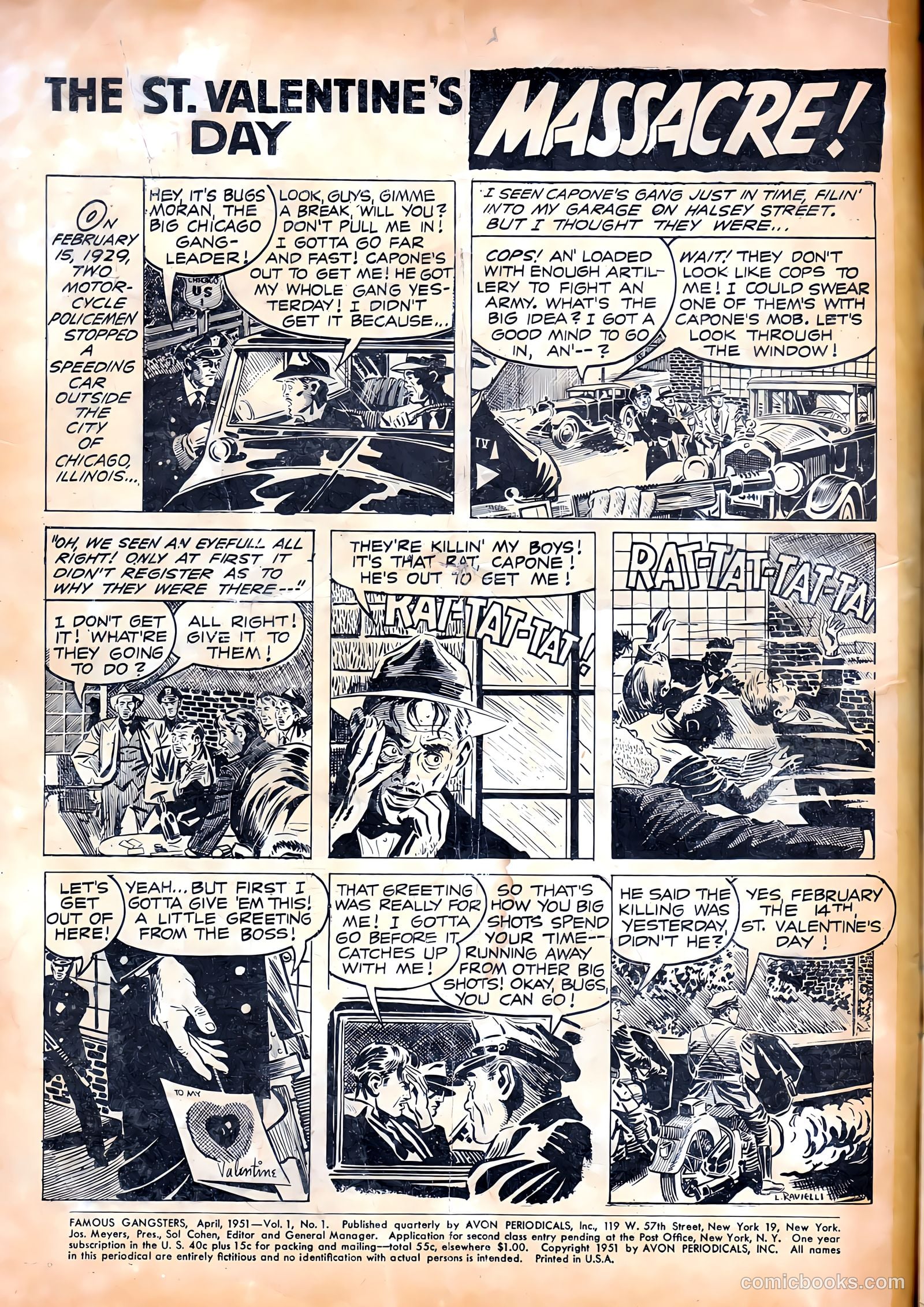 Famous Gangsters #1 (1951) — page 2 of 37