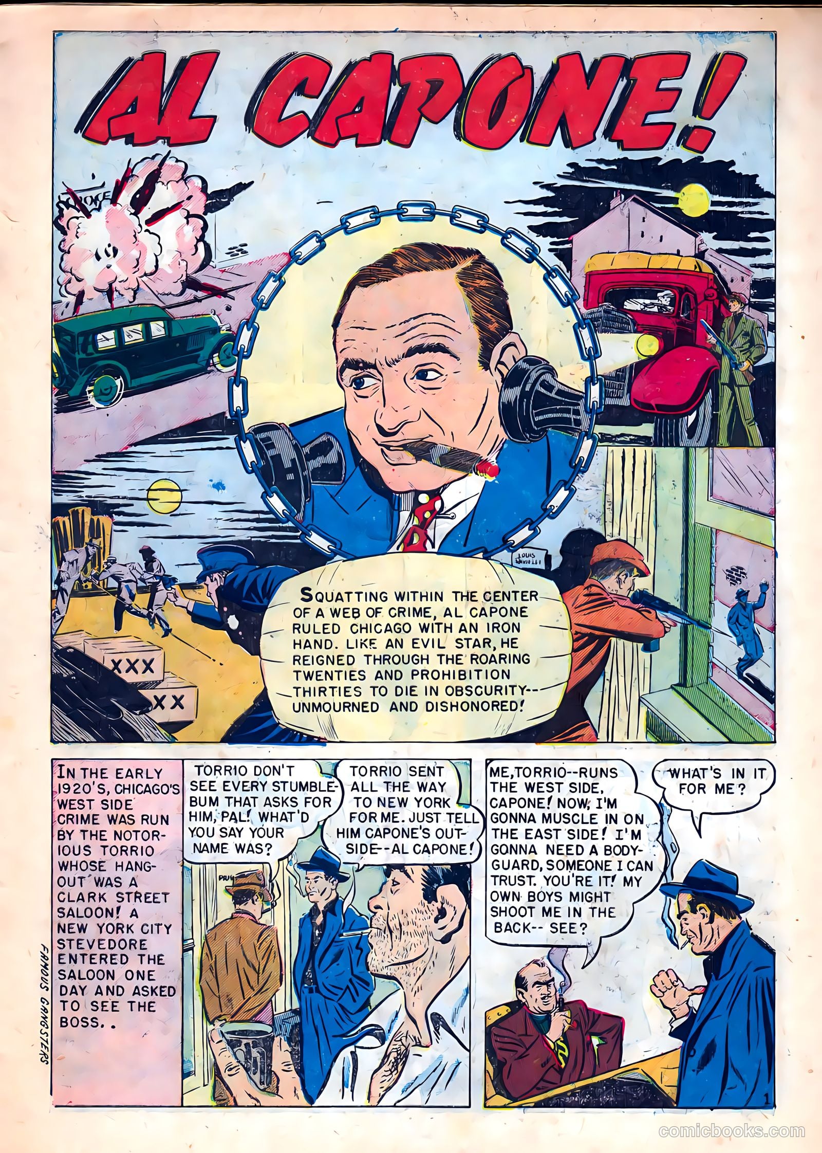 Famous Gangsters #1 (1951) — page 3 of 37