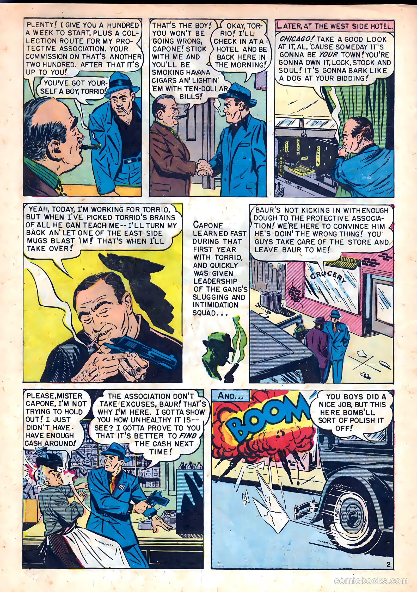 Famous Gangsters #1 (1951) — page 4 of 37