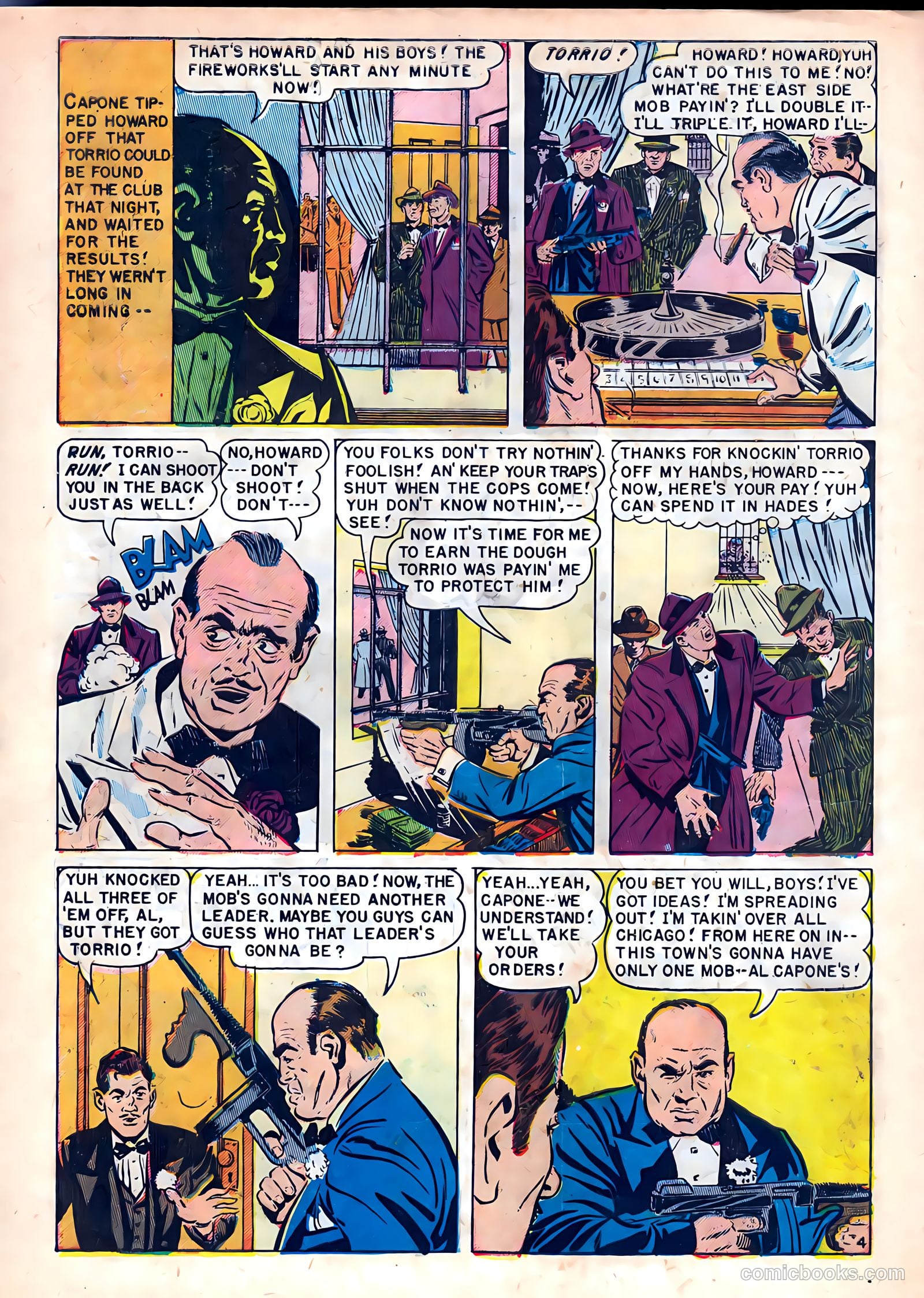 Famous Gangsters #1 (1951) — page 6 of 37