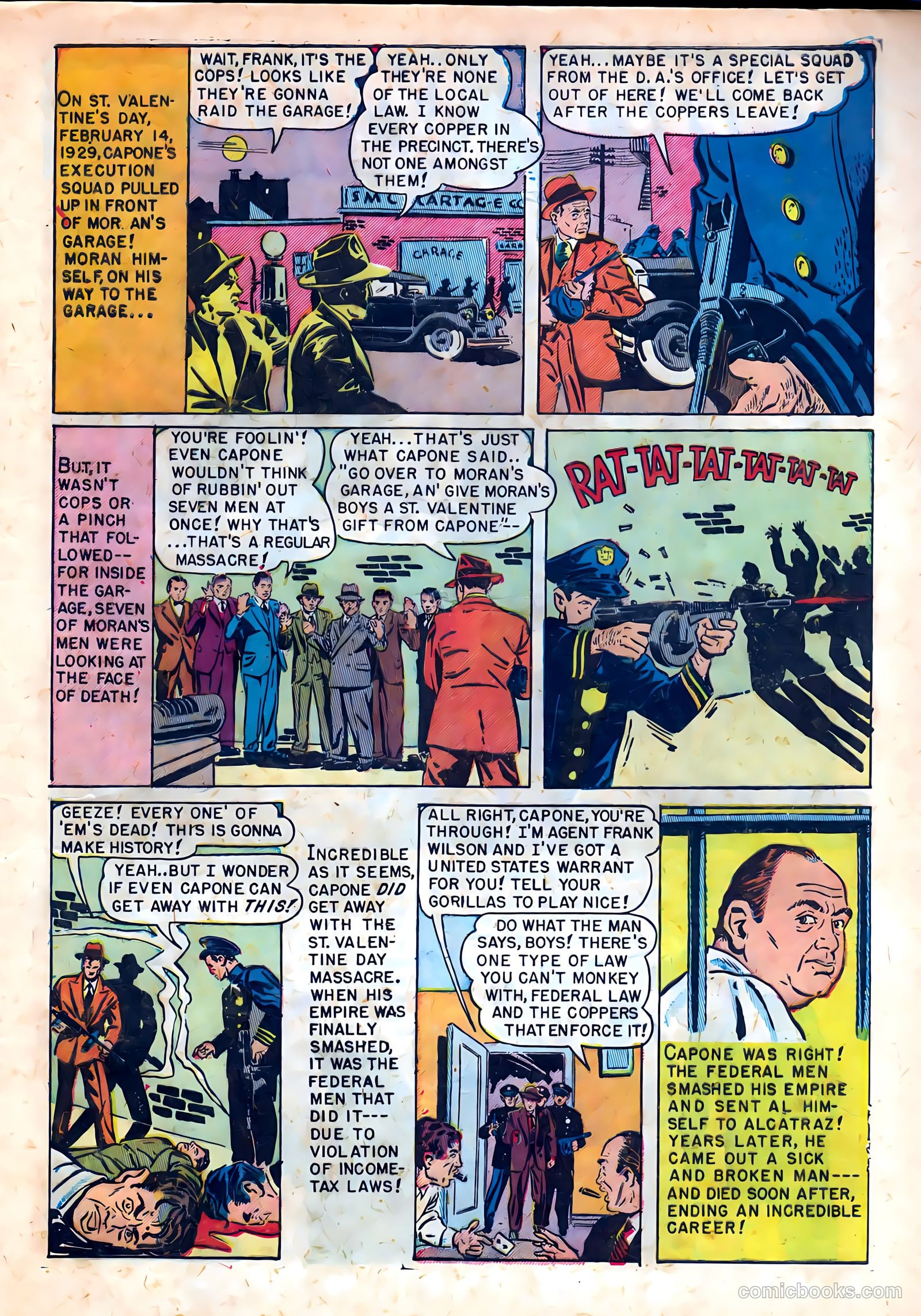 Famous Gangsters #1 (1951) — page 9 of 37