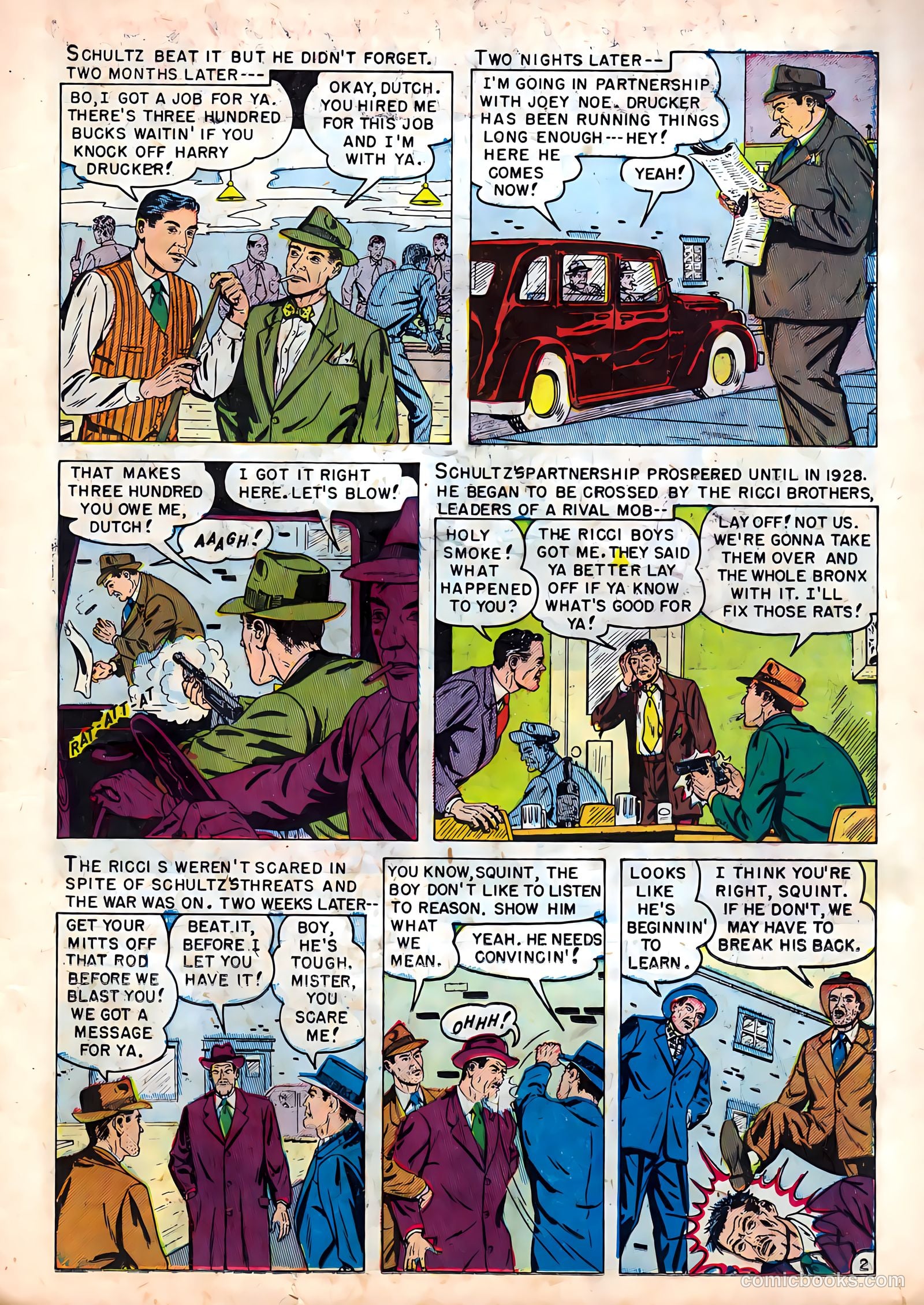 Famous Gangsters #1 (1951) — page 11 of 37