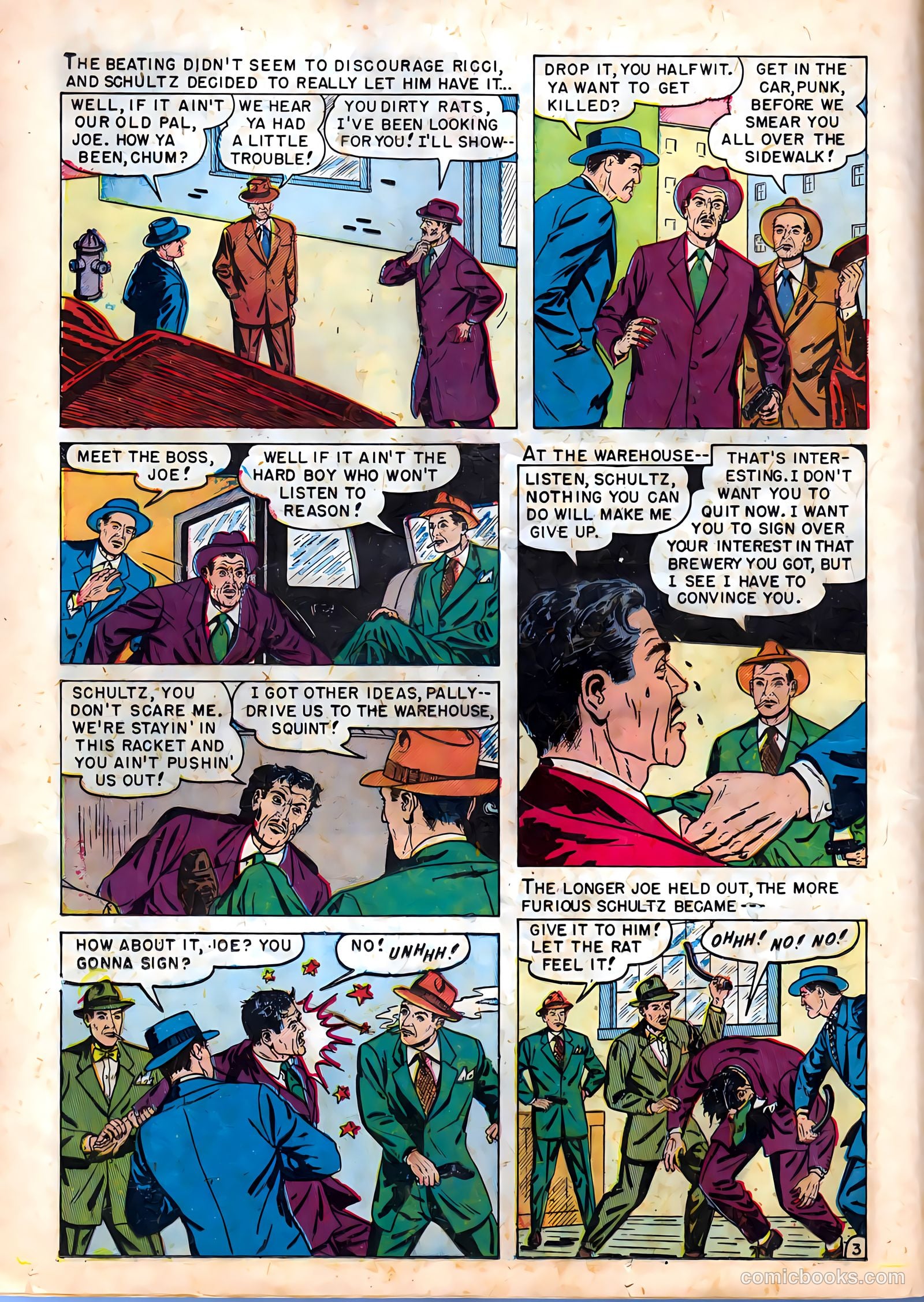 Famous Gangsters #1 (1951) — page 12 of 37