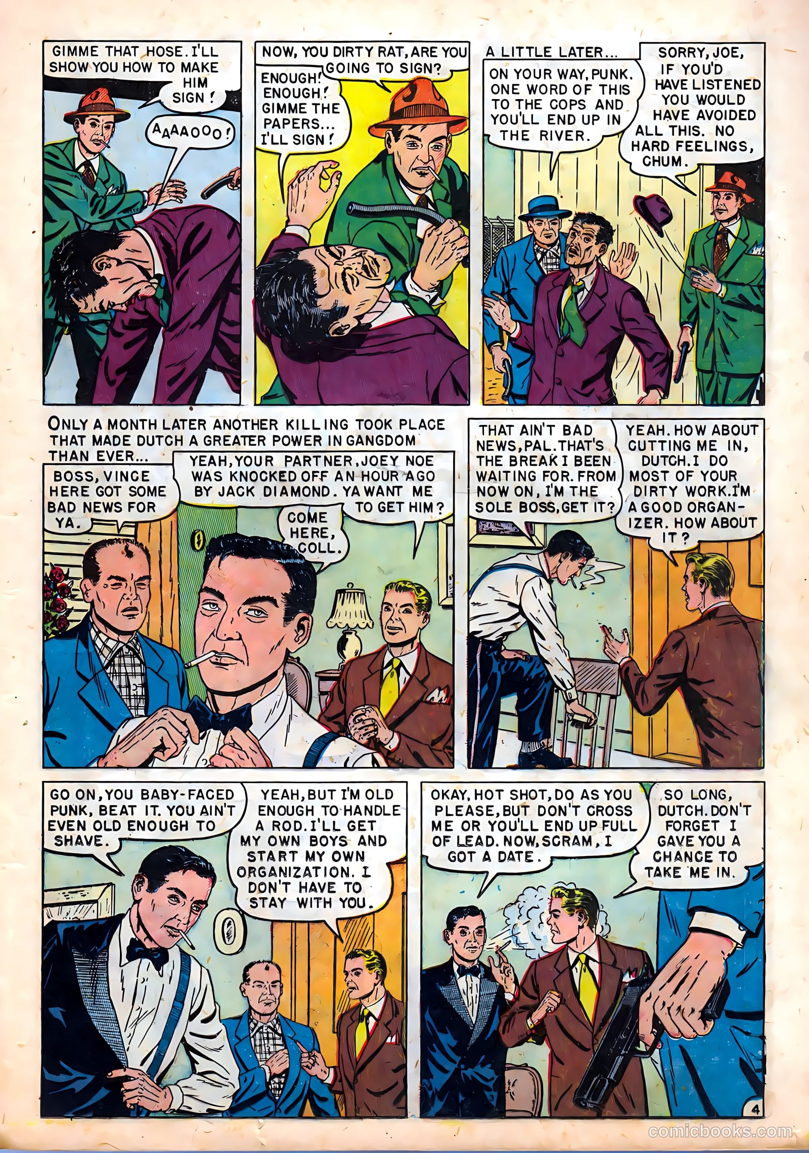 Famous Gangsters #1 (1951) — page 13 of 37