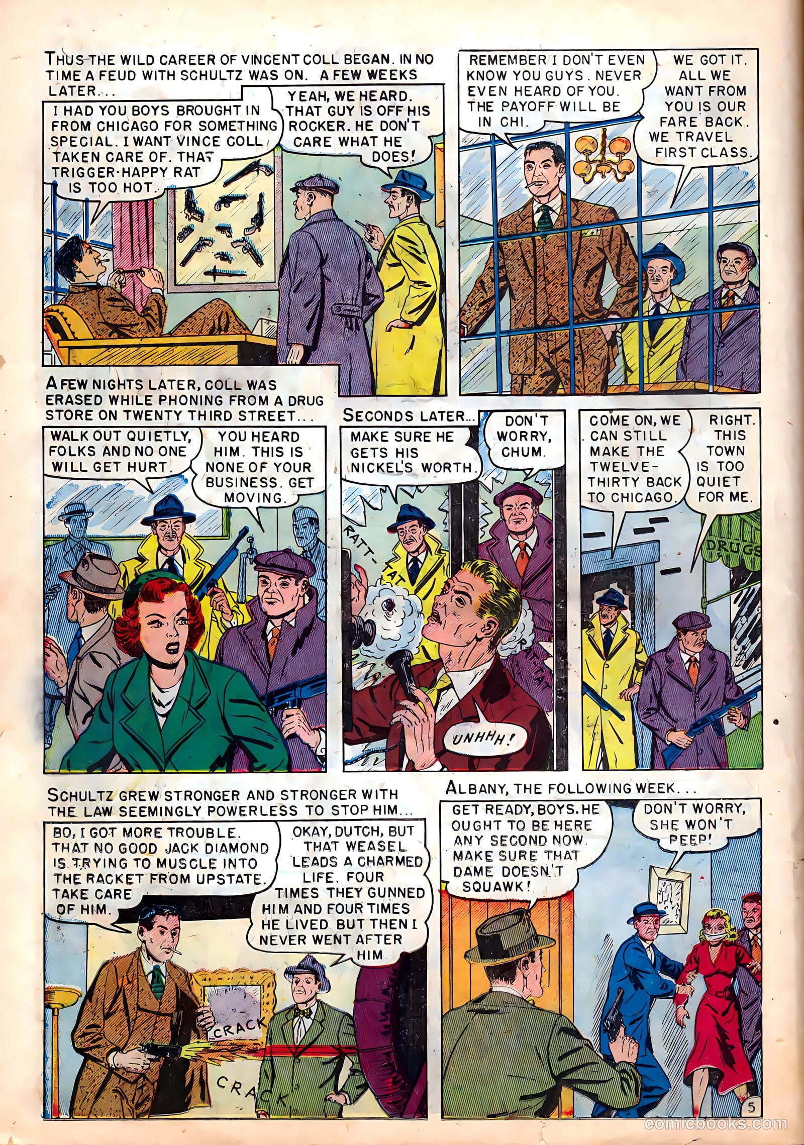 Famous Gangsters #1 (1951) — page 14 of 37