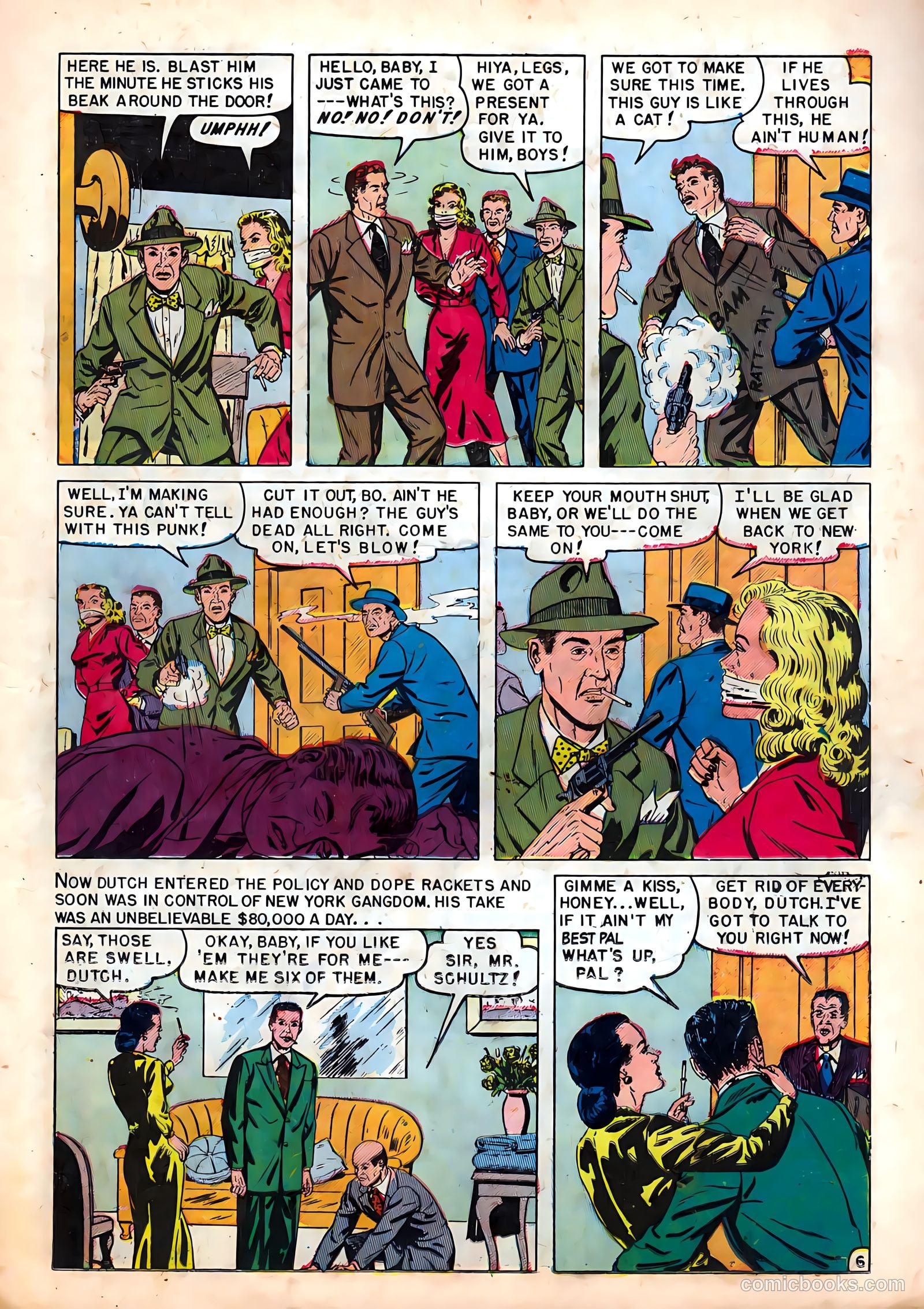 Famous Gangsters #1 (1951) — page 15 of 37