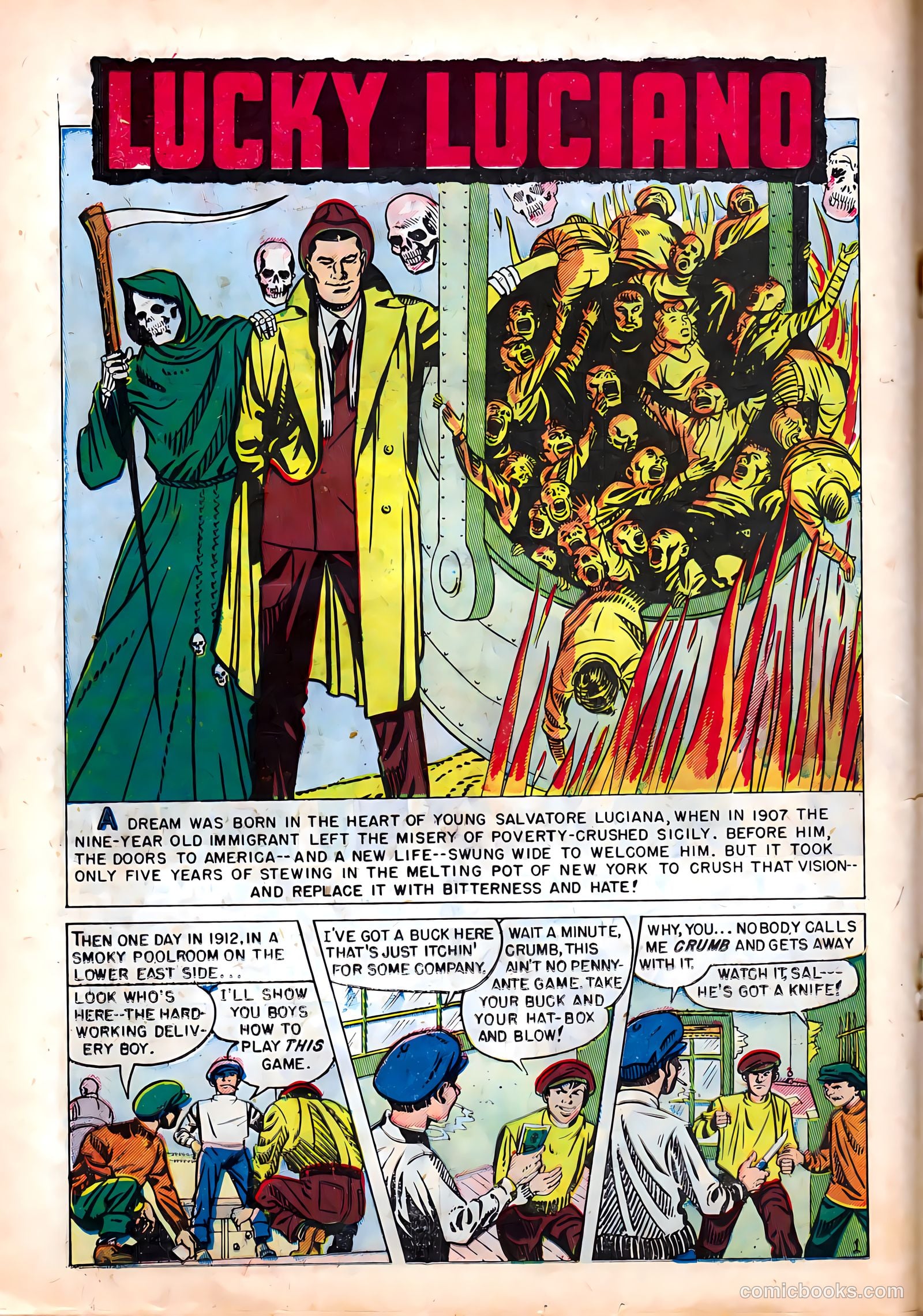 Famous Gangsters #1 (1951) — page 18 of 37