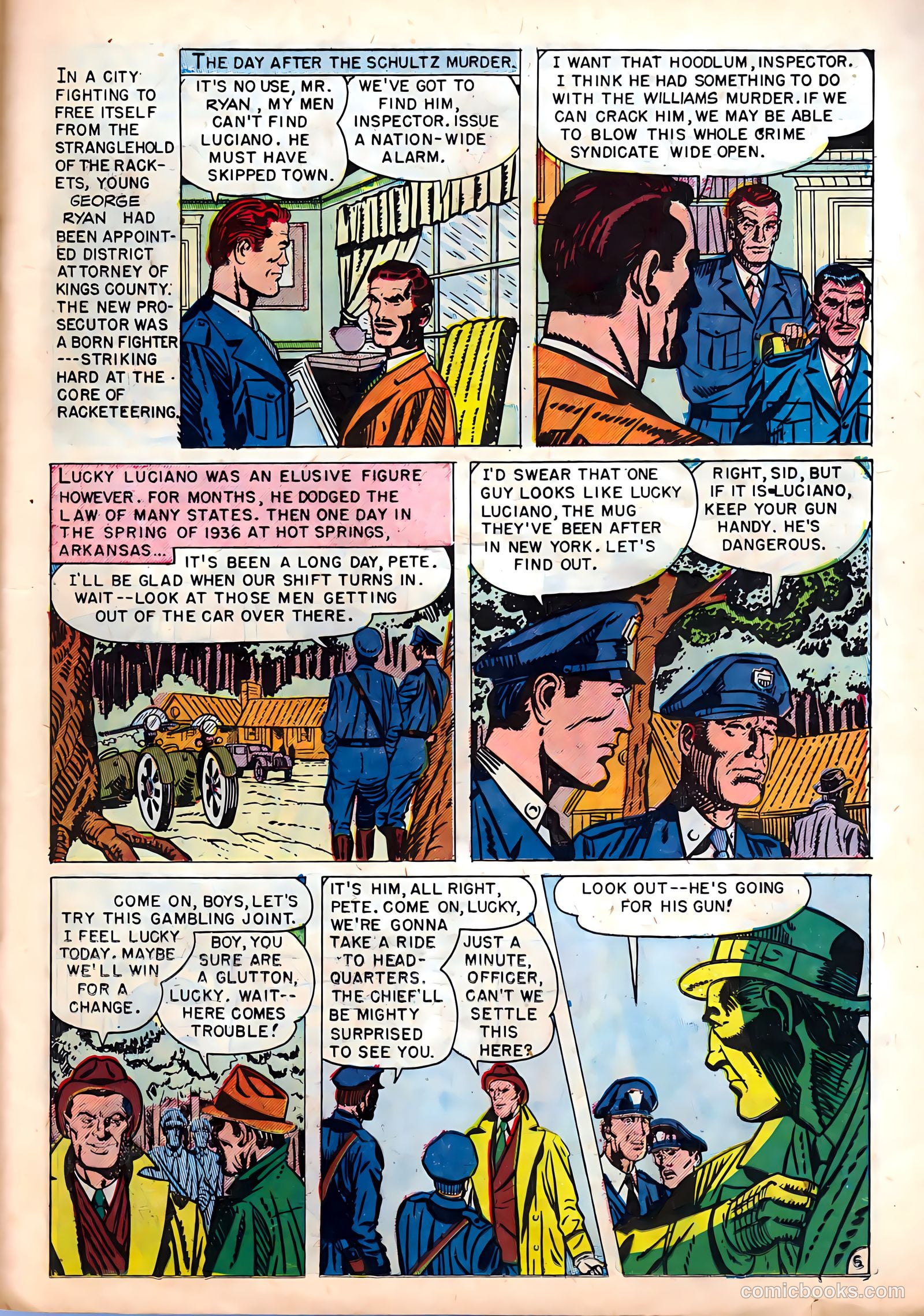 Famous Gangsters #1 (1951) — page 23 of 37