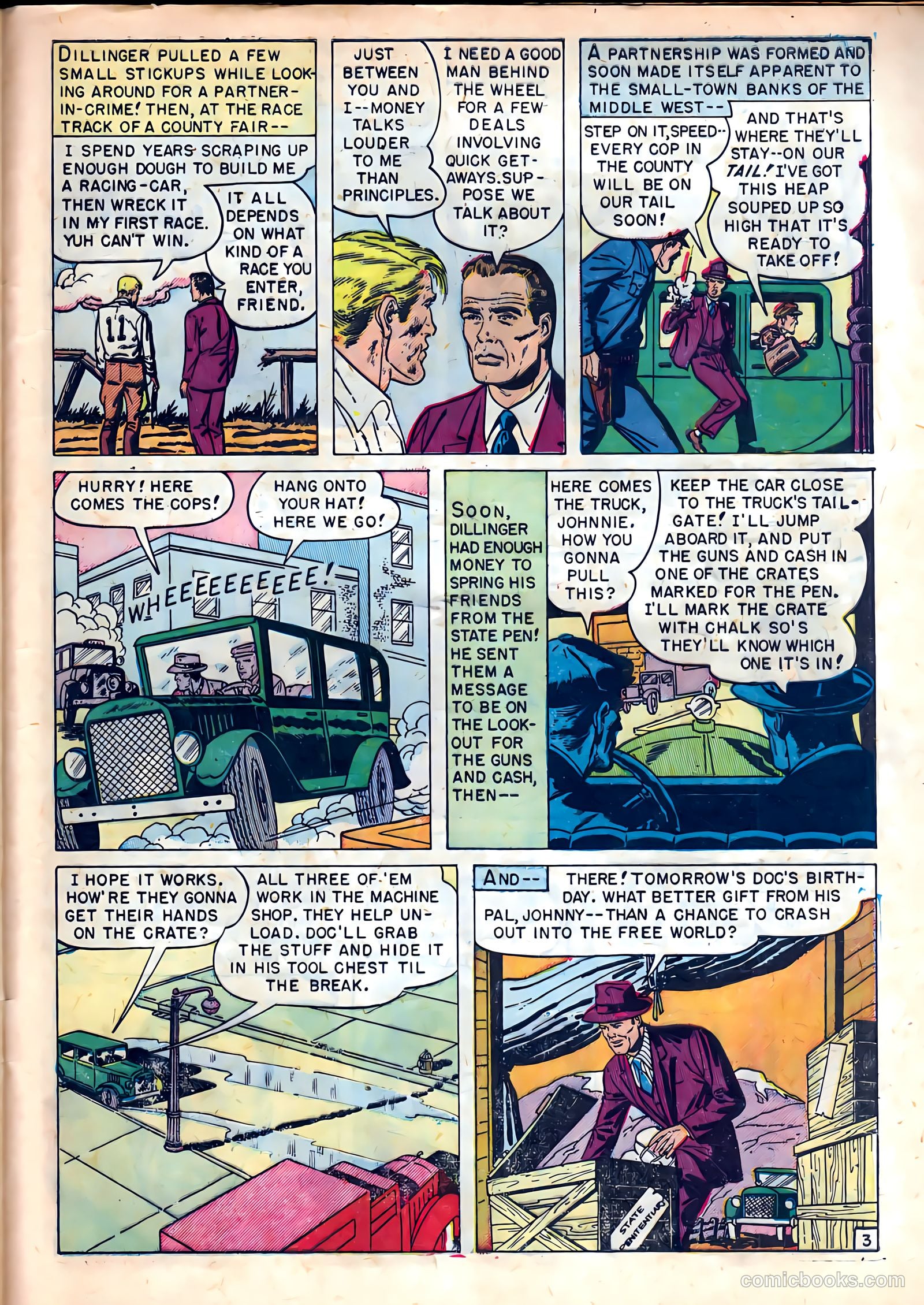 Famous Gangsters #1 (1951) — page 29 of 37