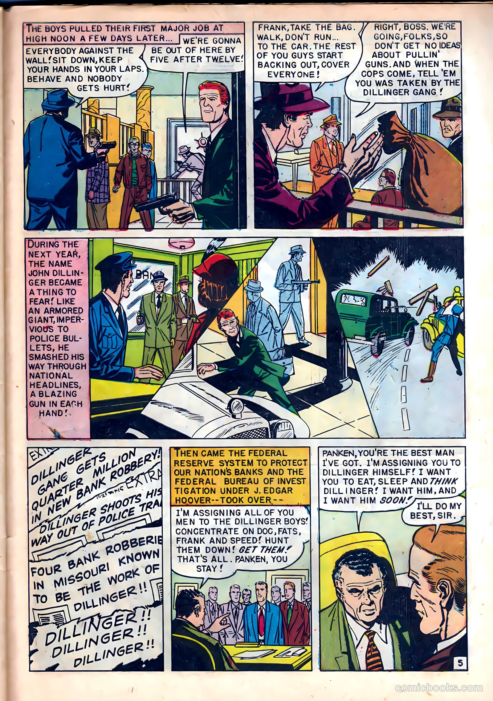 Famous Gangsters #1 (1951) — page 31 of 37