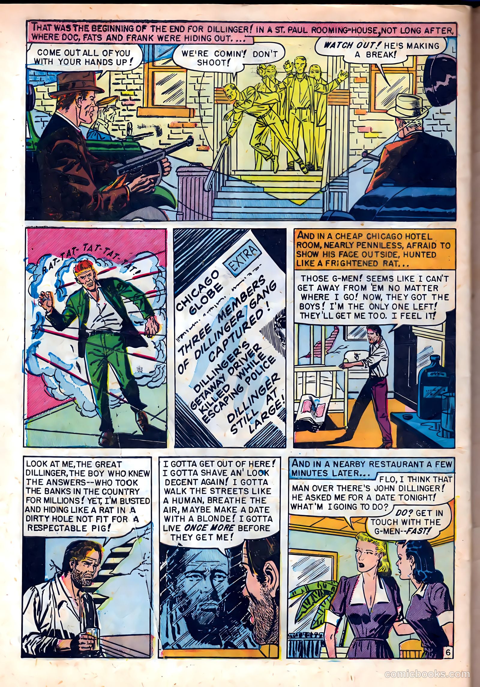 Famous Gangsters #1 (1951) — page 32 of 37