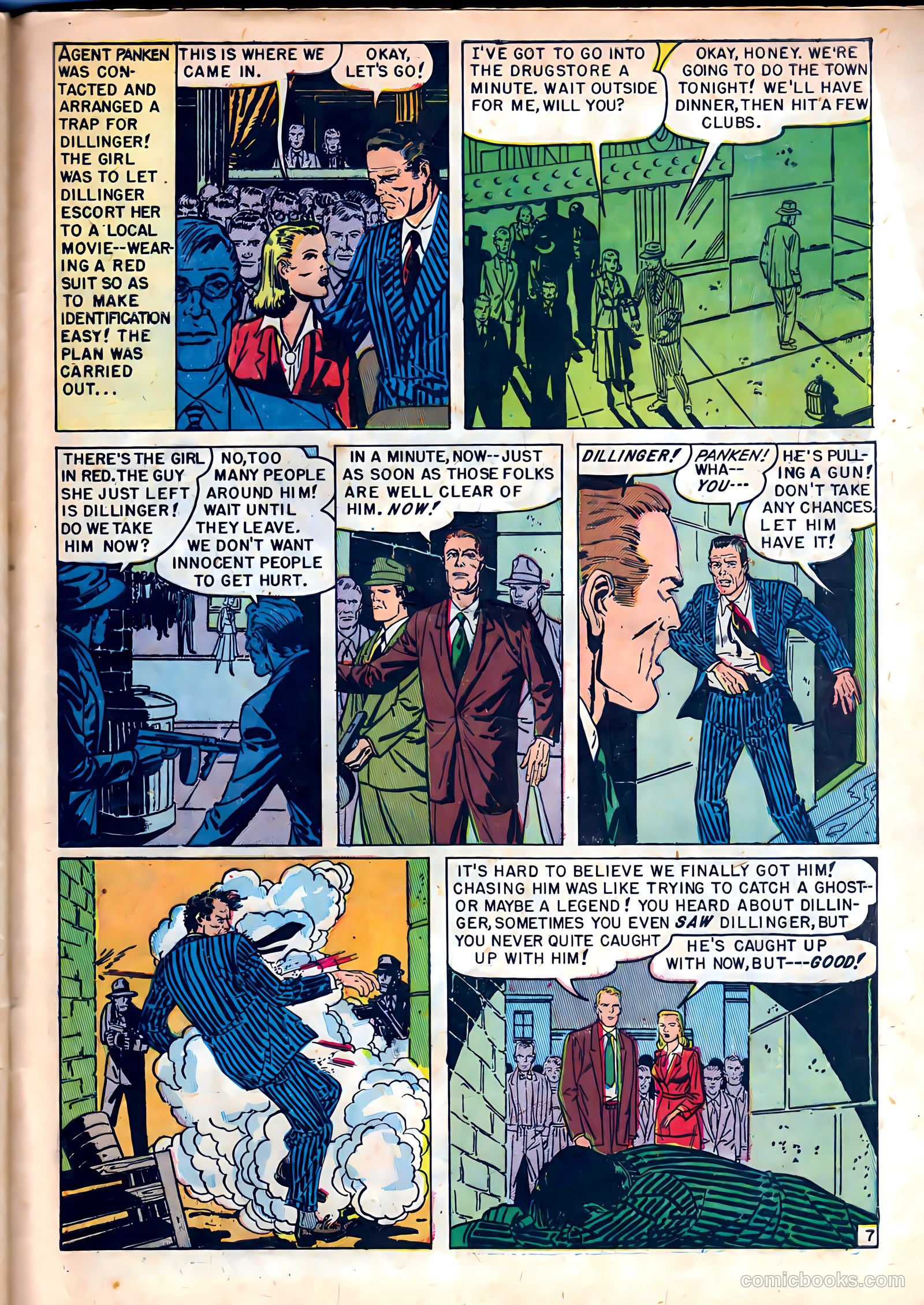 Famous Gangsters #1 (1951) — page 33 of 37