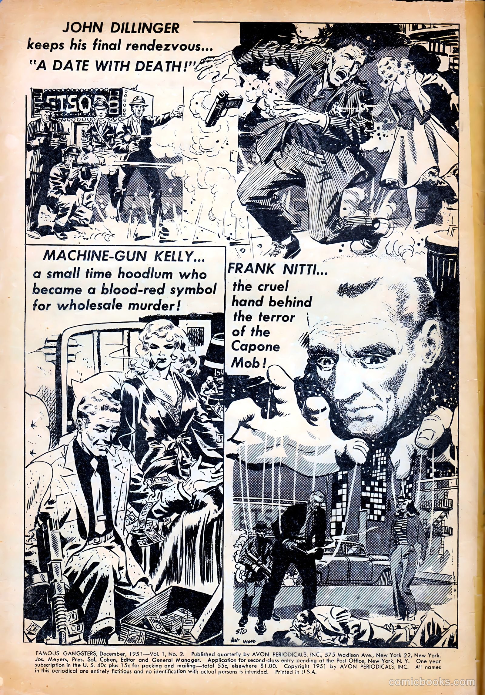 Famous Gangsters #2 (1951) — page 2 of 36