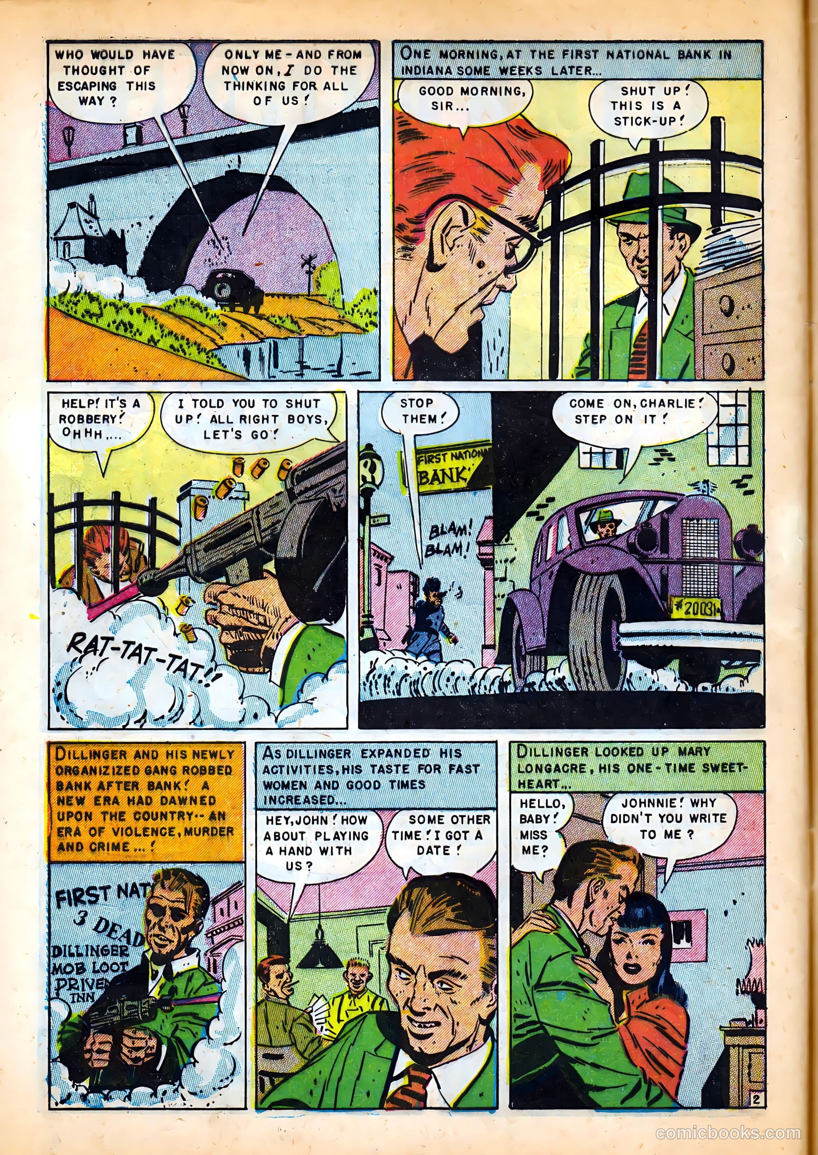 Famous Gangsters #2 (1951) — page 4 of 36