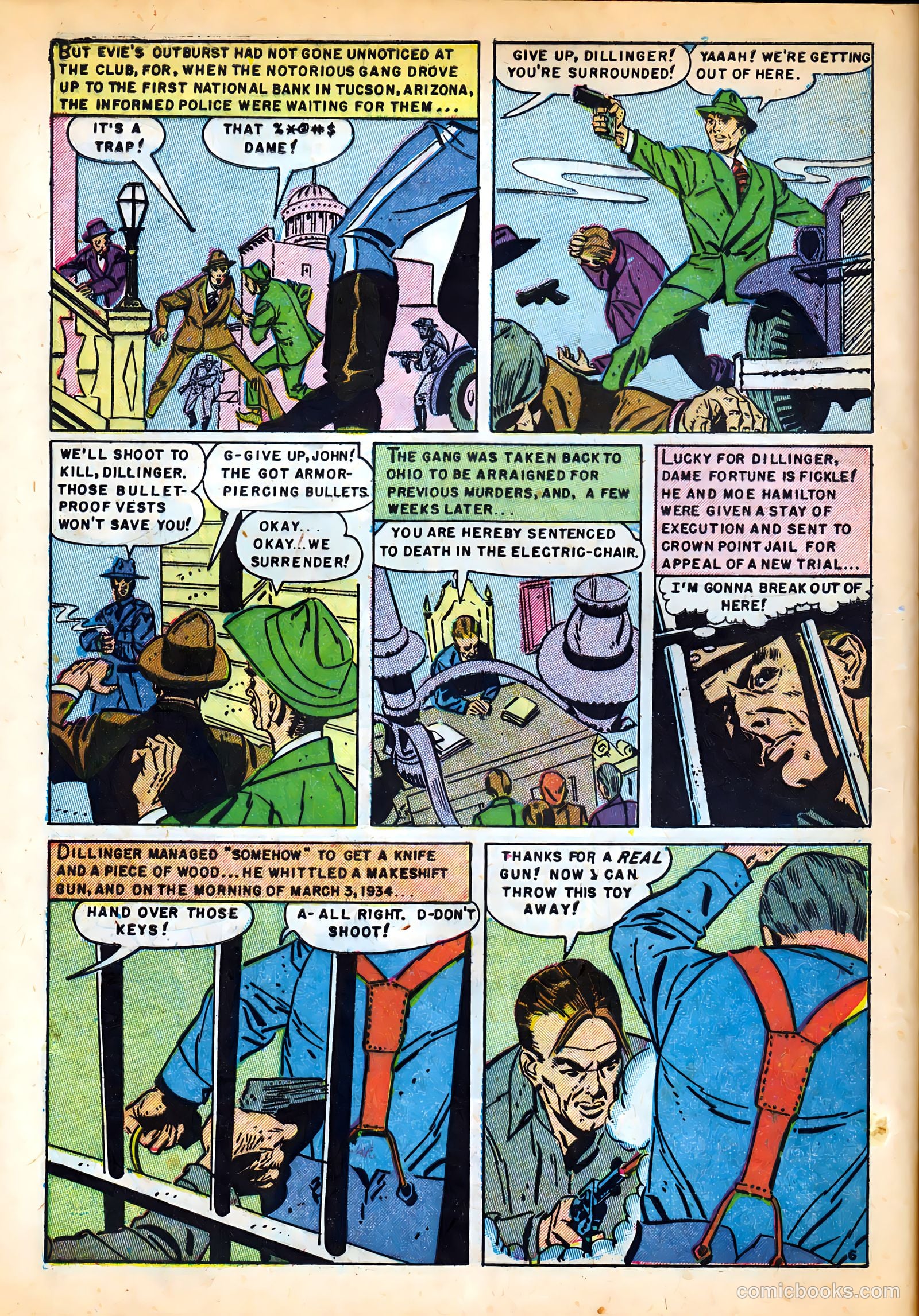 Famous Gangsters #2 (1951) — page 8 of 36