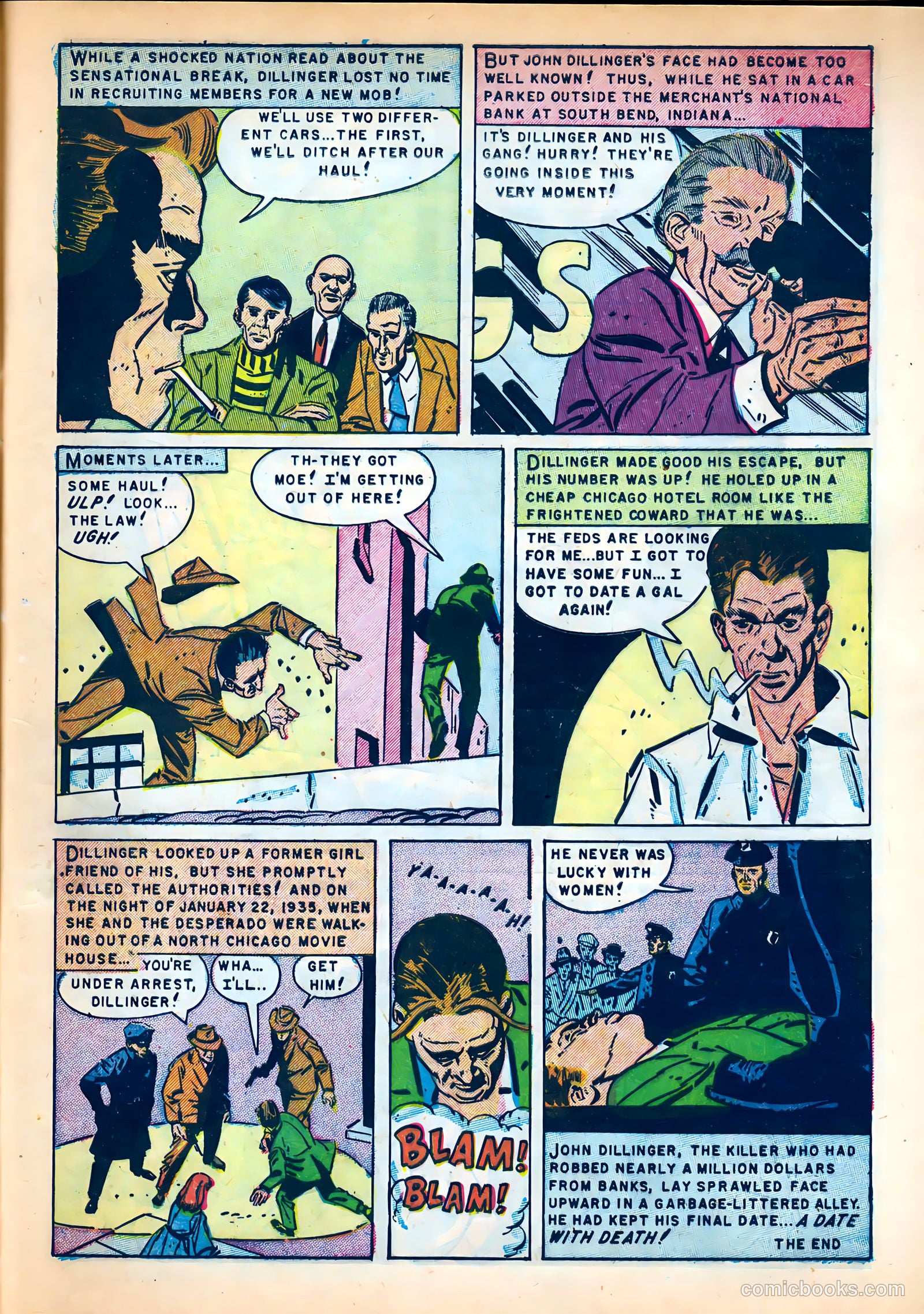 Famous Gangsters #2 (1951) — page 9 of 36
