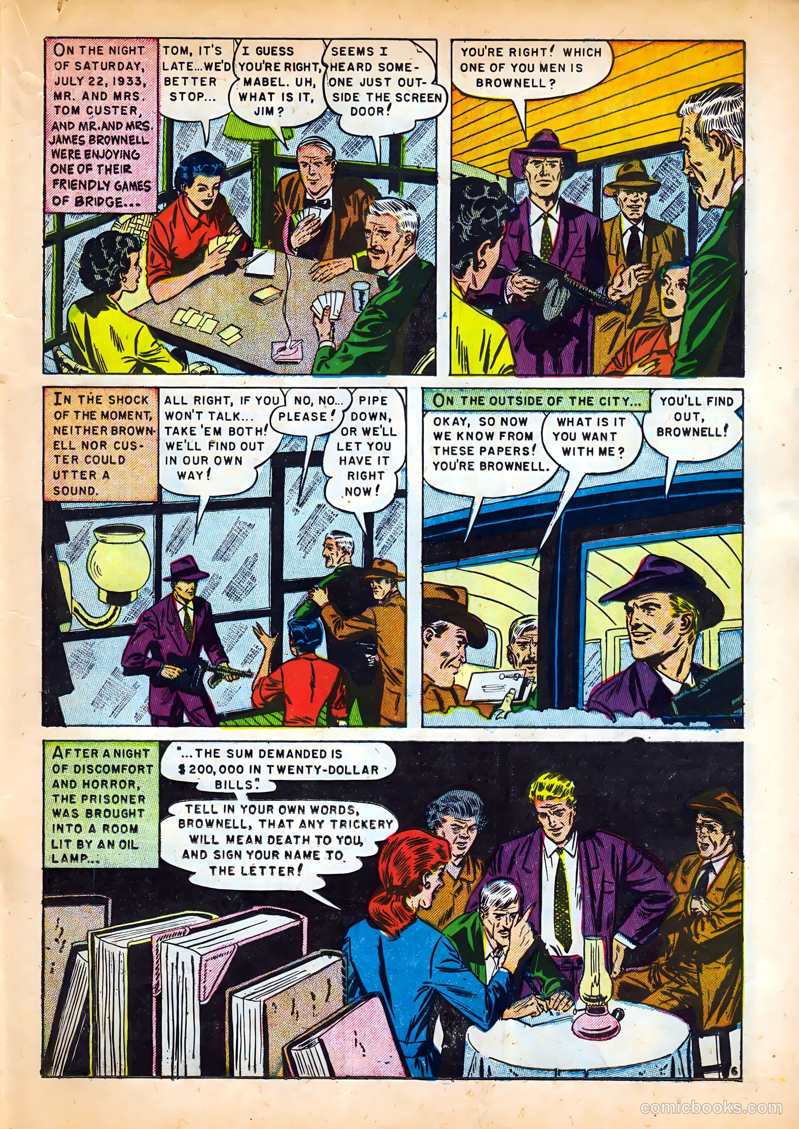 Famous Gangsters #2 (1951) — page 15 of 36