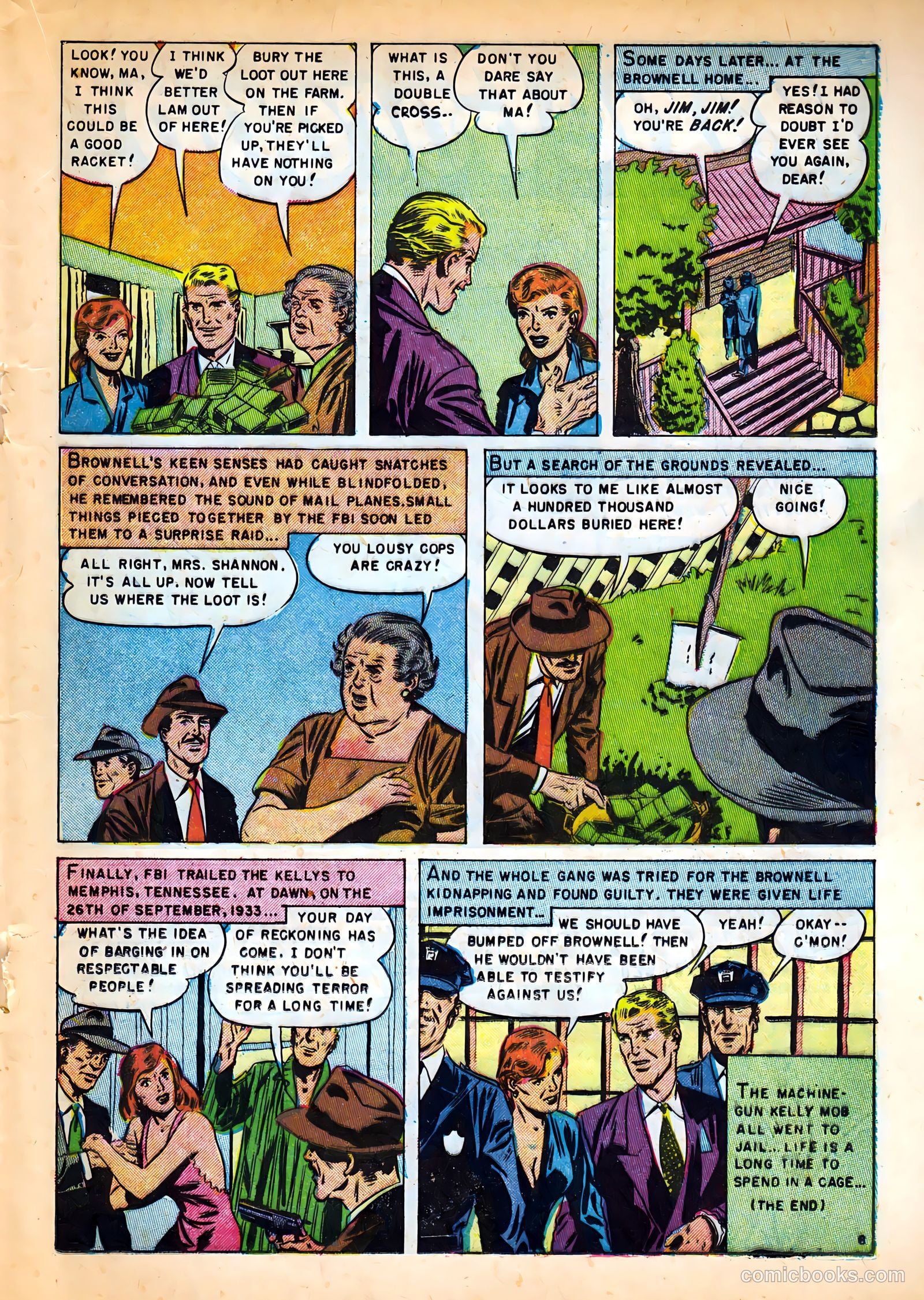 Famous Gangsters #2 (1951) — page 17 of 36