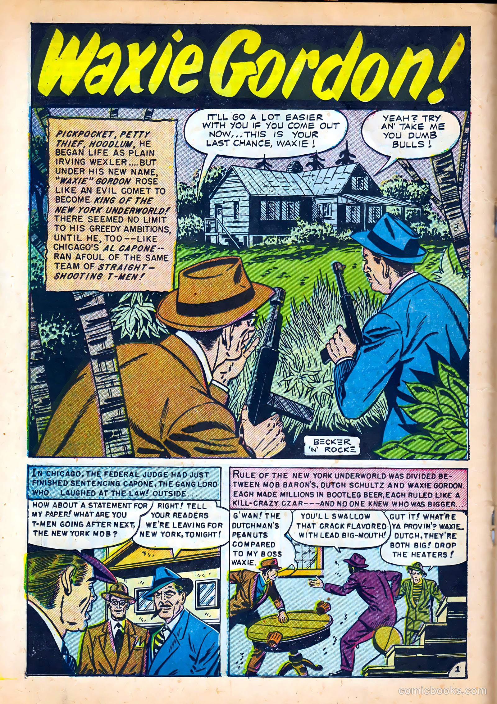 Famous Gangsters #2 (1951) — page 18 of 36
