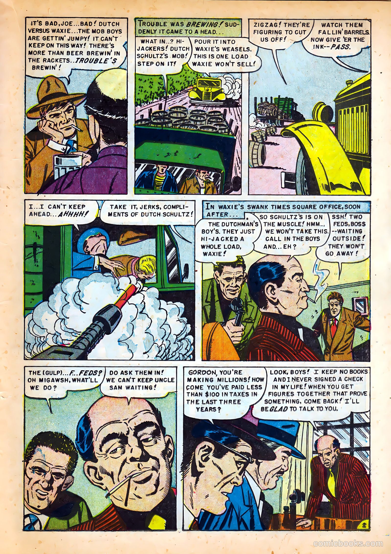 Famous Gangsters #2 (1951) — page 19 of 36