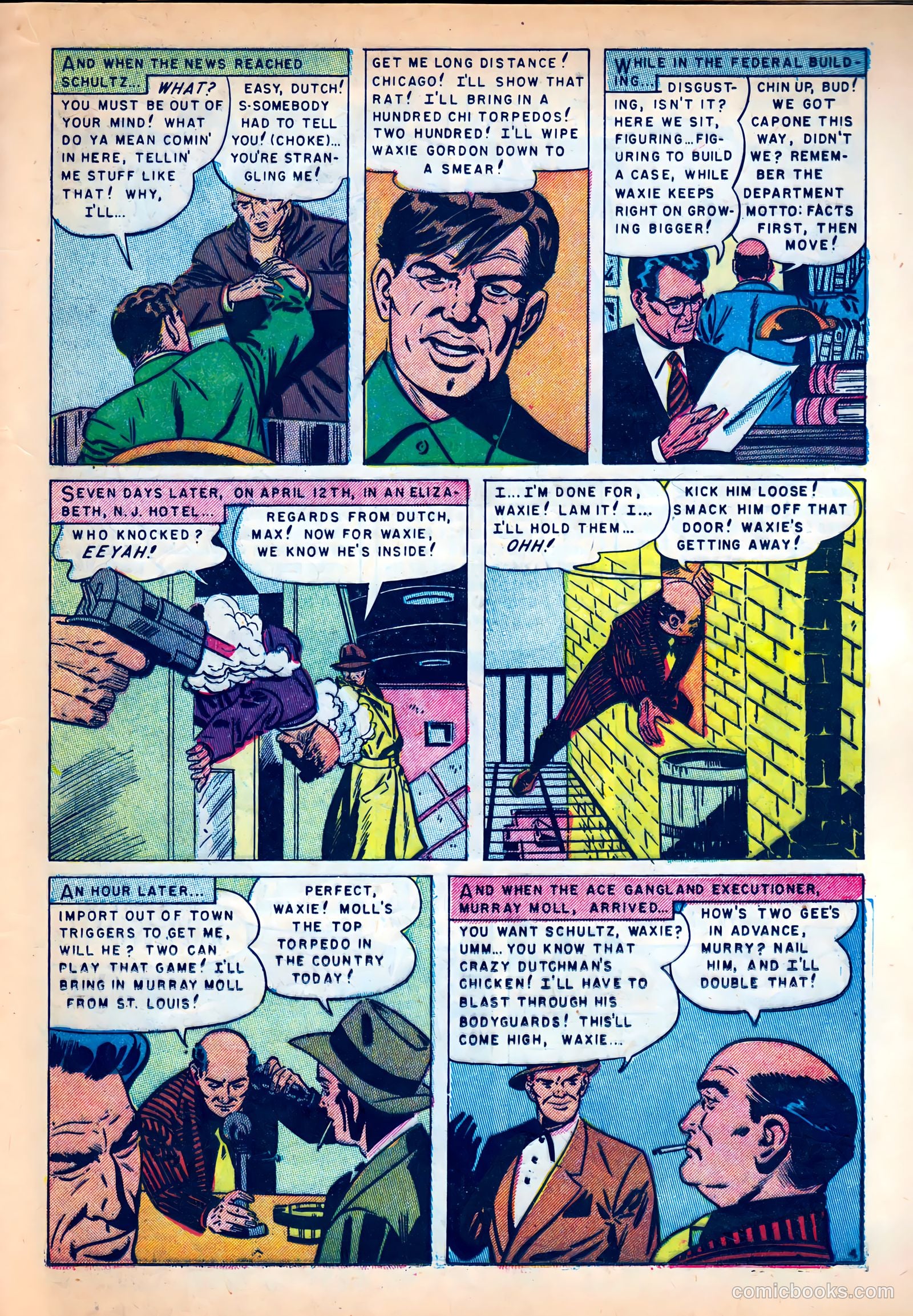 Famous Gangsters #2 (1951) — page 21 of 36