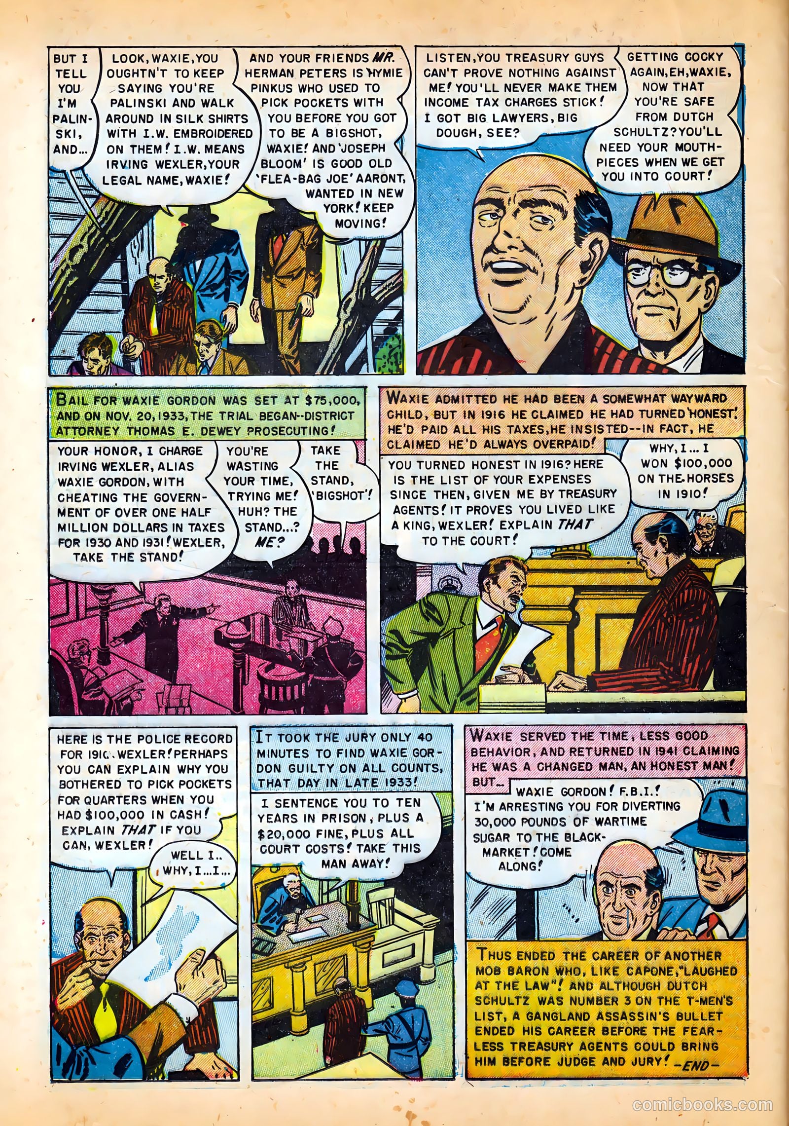 Famous Gangsters #2 (1951) — page 24 of 36