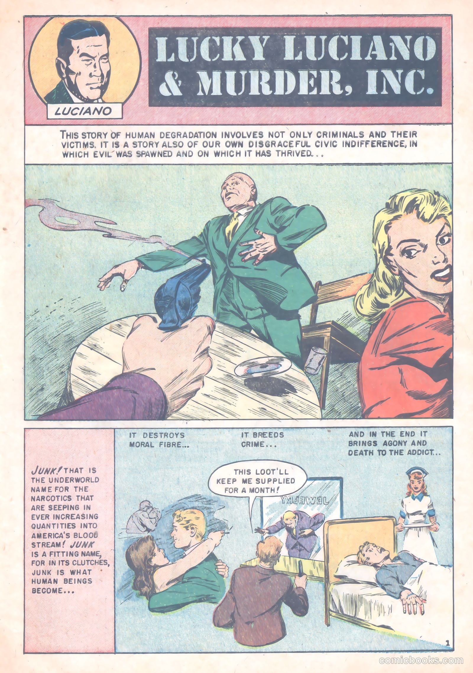 Famous Gangsters #3 (1952) — page 3 of 36