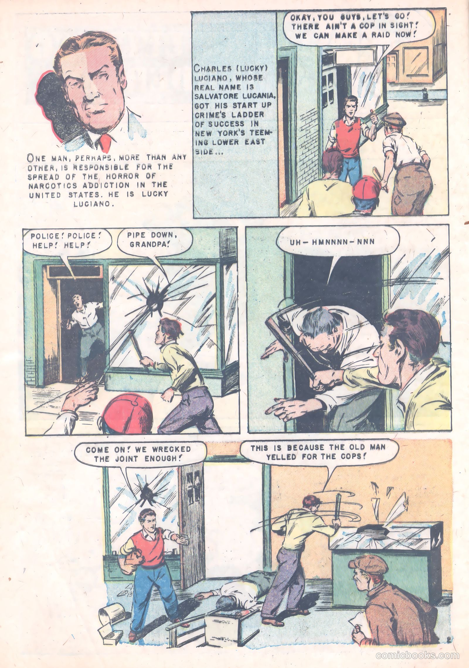 Famous Gangsters #3 (1952) — page 4 of 36