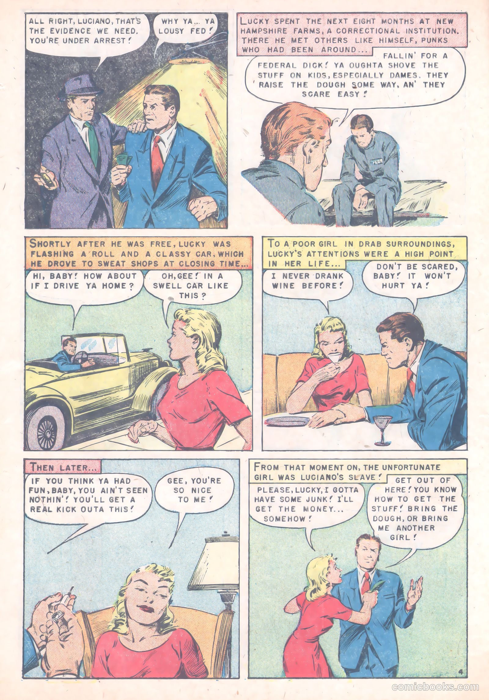 Famous Gangsters #3 (1952) — page 6 of 36