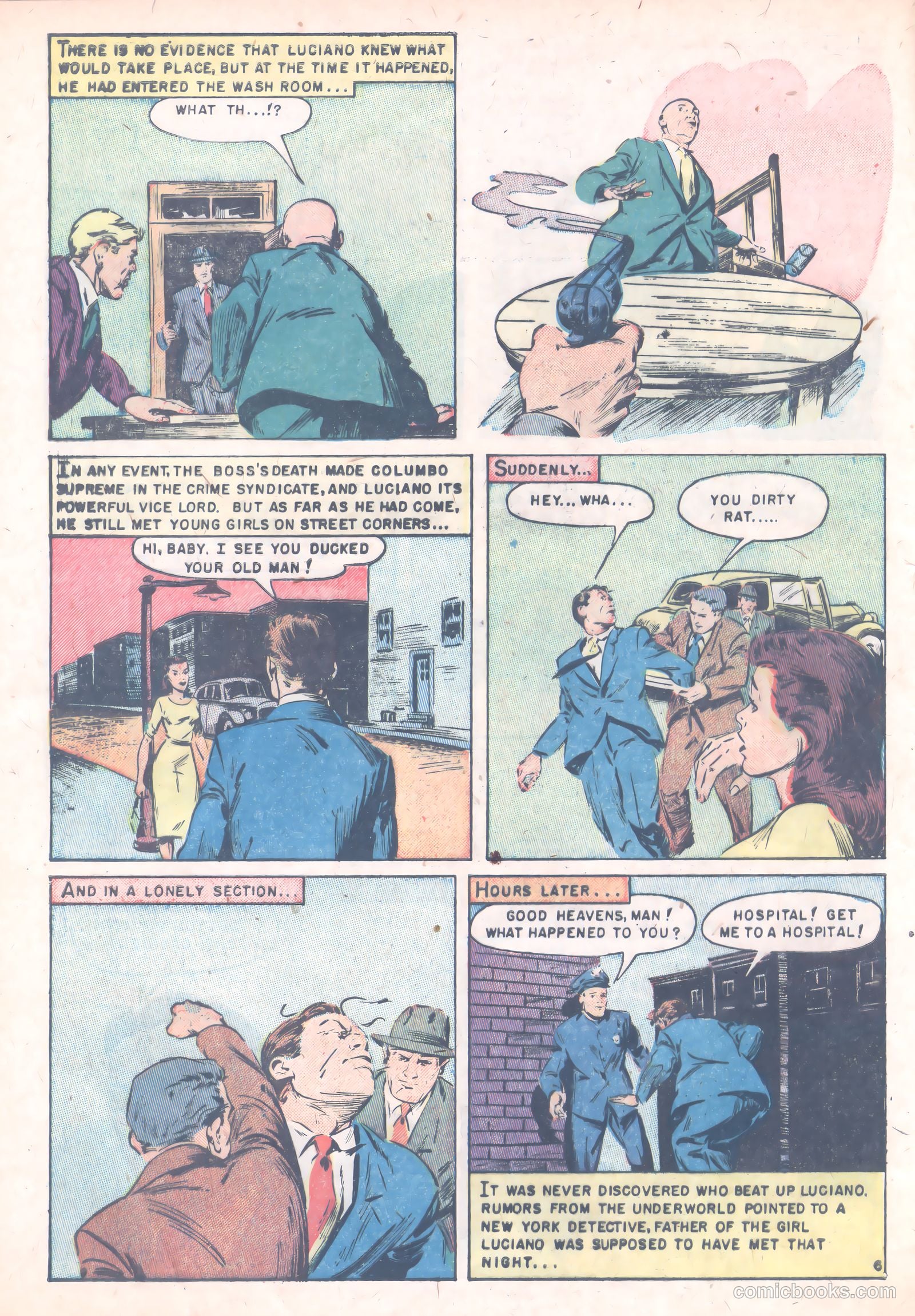 Famous Gangsters #3 (1952) — page 8 of 36