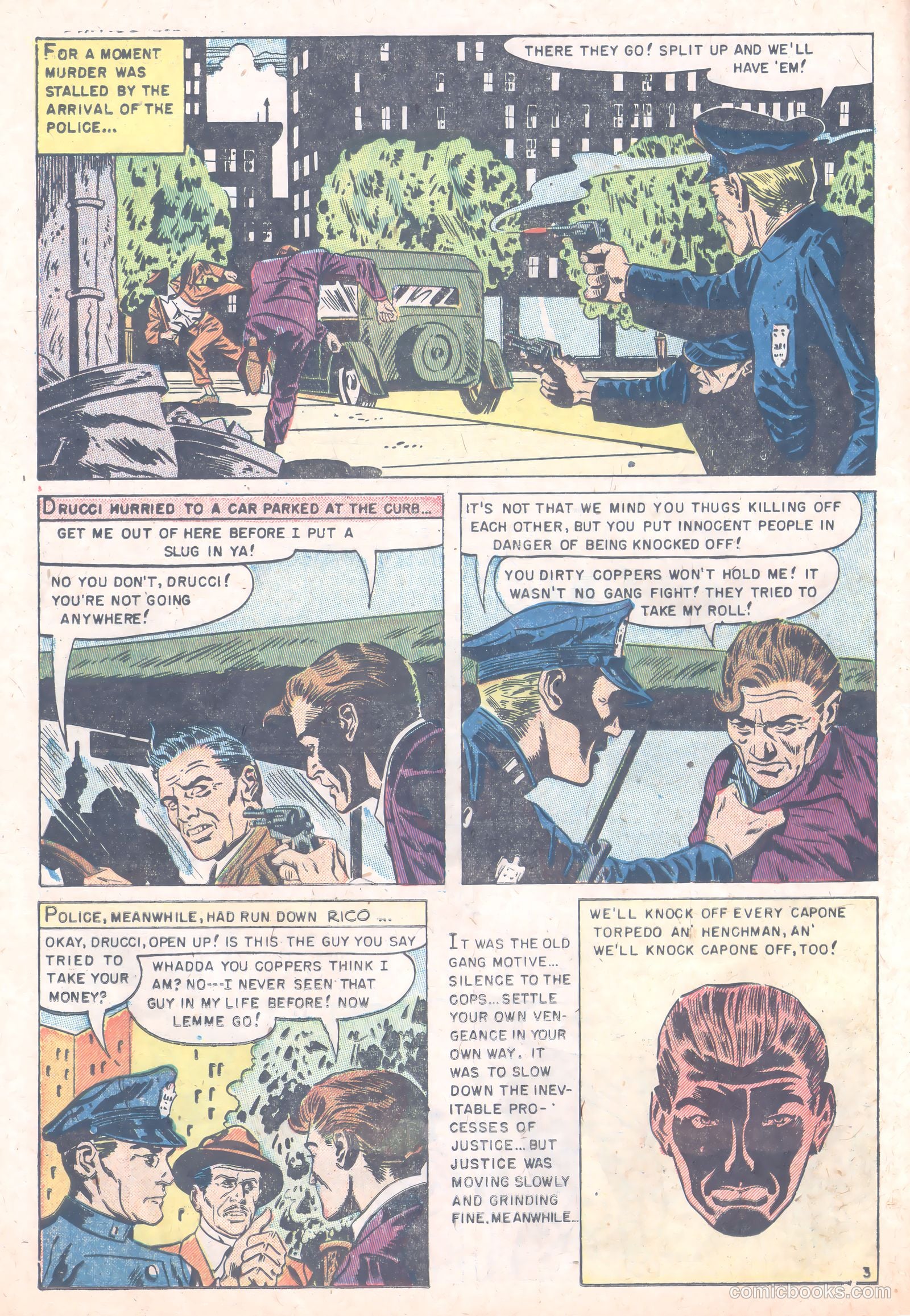 Famous Gangsters #3 (1952) — page 14 of 36