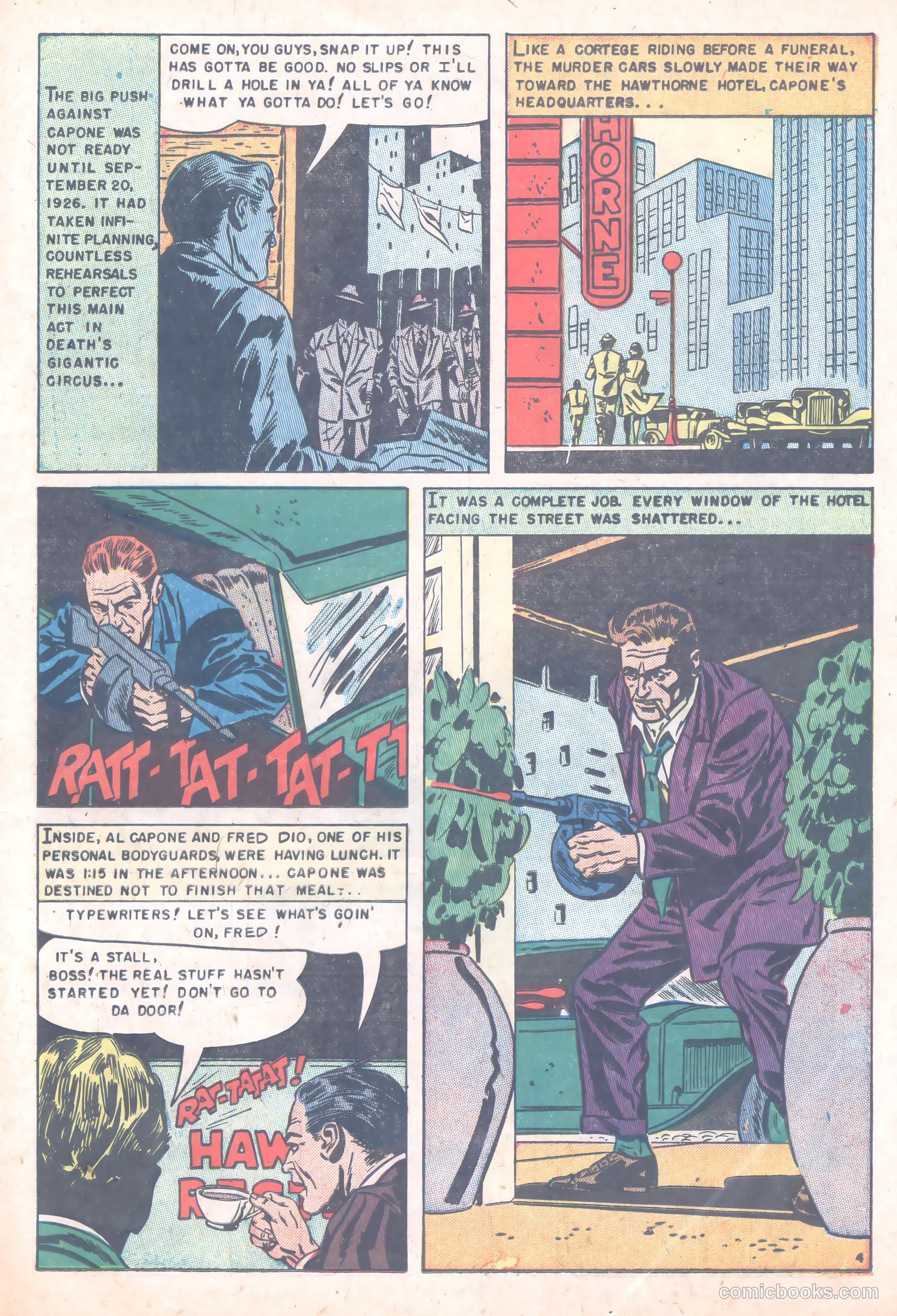 Famous Gangsters #3 (1952) — page 15 of 36