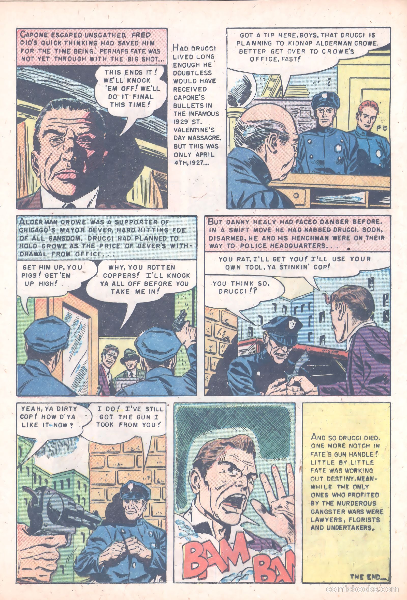 Famous Gangsters #3 (1952) — page 16 of 36
