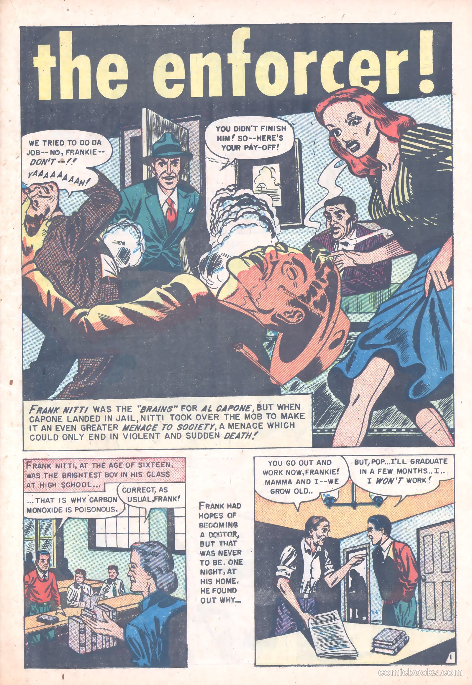 Famous Gangsters #3 (1952) — page 19 of 36