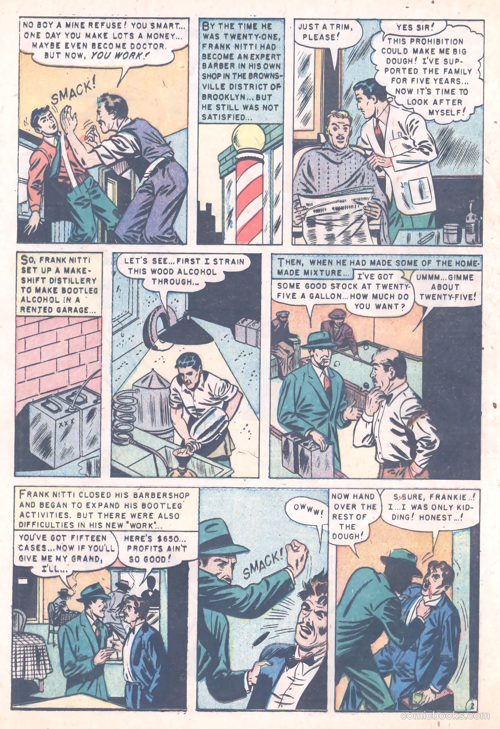 Famous Gangsters #3 (1952) — page 20 of 36